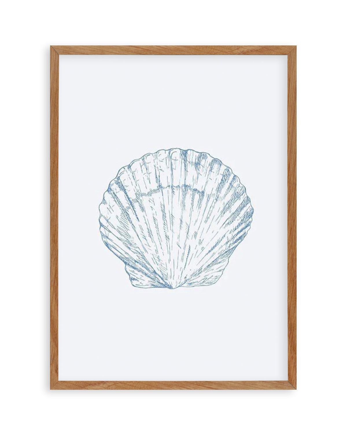 Seashell | Bay Scallop Art Print