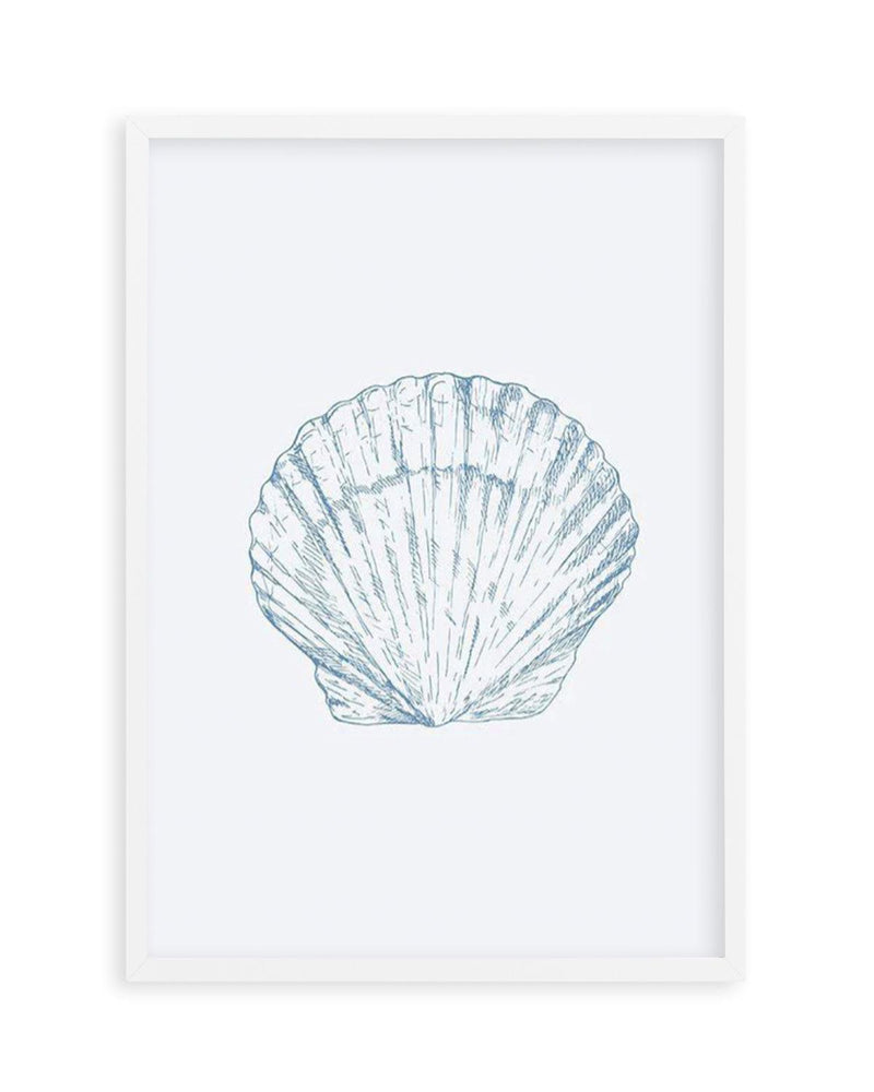 Seashell | Bay Scallop Art Print