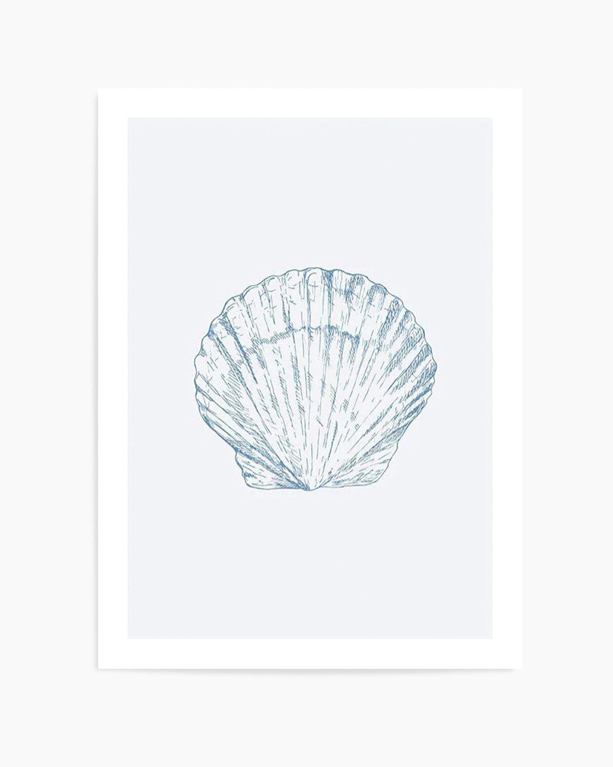 Seashell | Bay Scallop Art Print