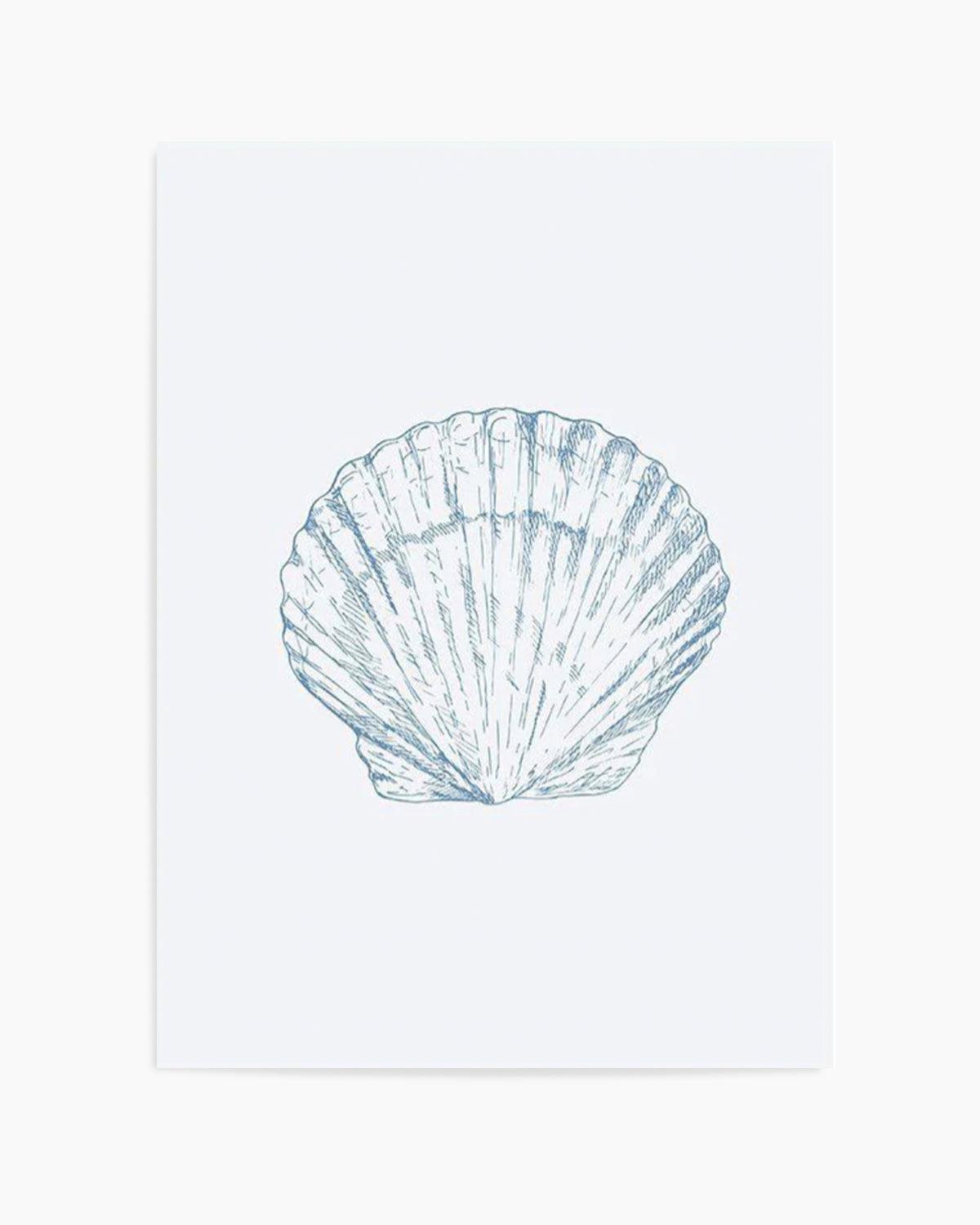 Seashell | Bay Scallop Art Print