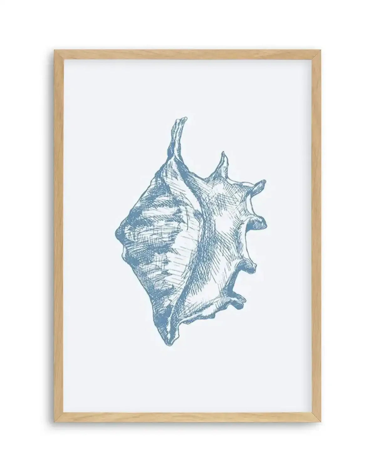 Seashell | Conch Art Print from Olive et Oriel where you can shop wallpaper and artworks online