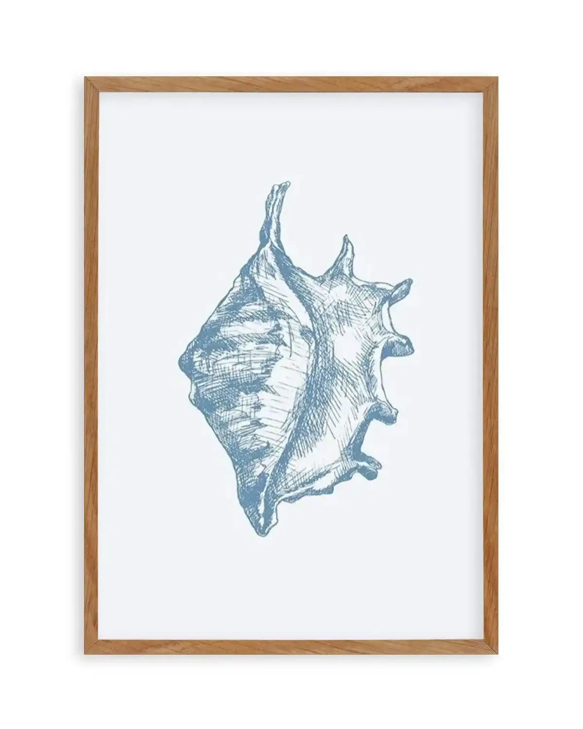 Seashell | Conch Art Print from Olive et Oriel where you can shop wallpaper and artworks online