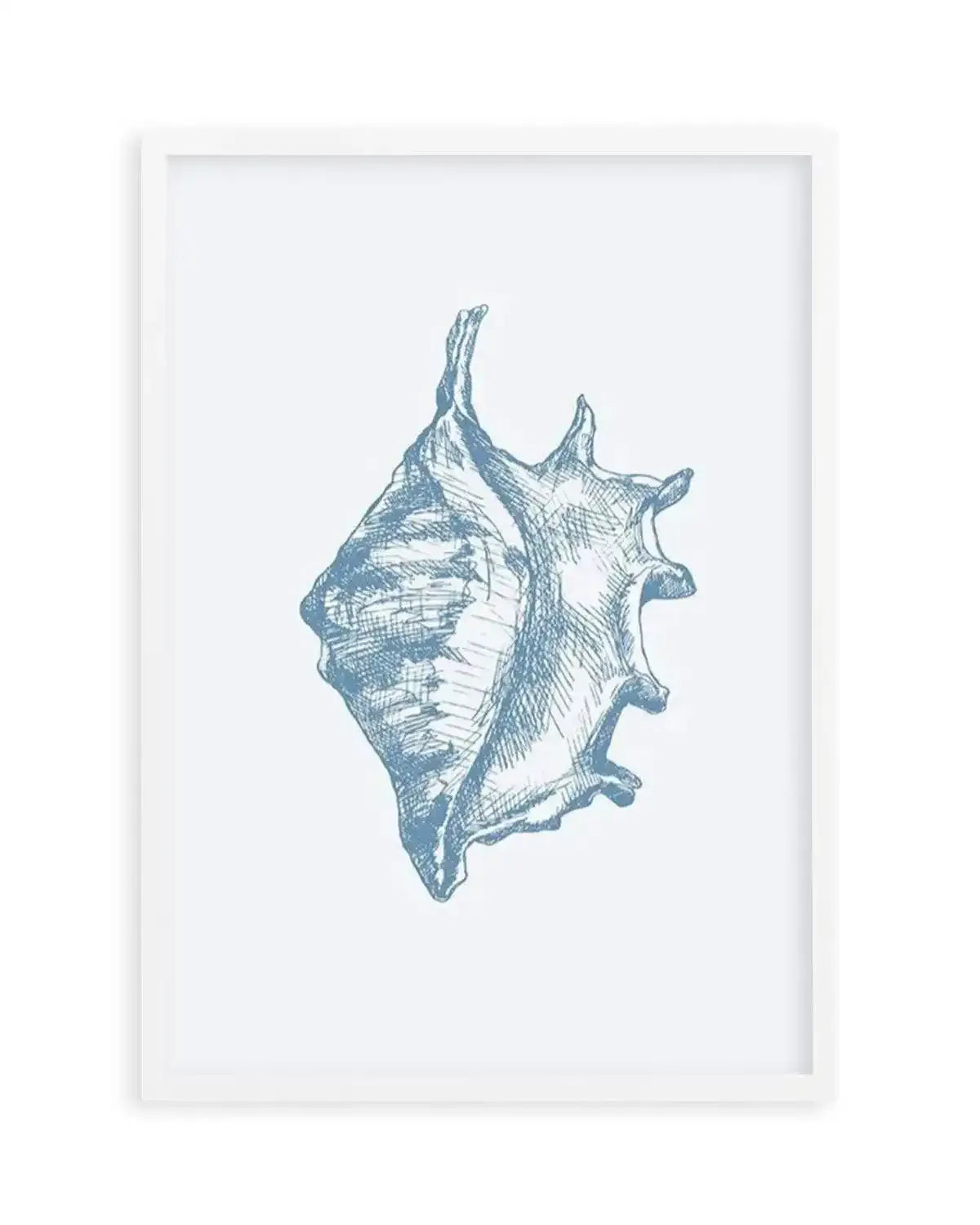 Seashell | Conch Art Print from Olive et Oriel where you can shop wallpaper and artworks online