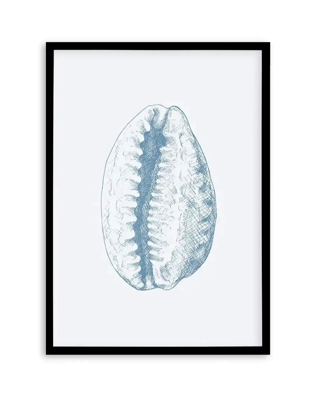Seashell | Tiger Cowrie Art Print from Olive et Oriel where you can shop wallpaper and artworks online