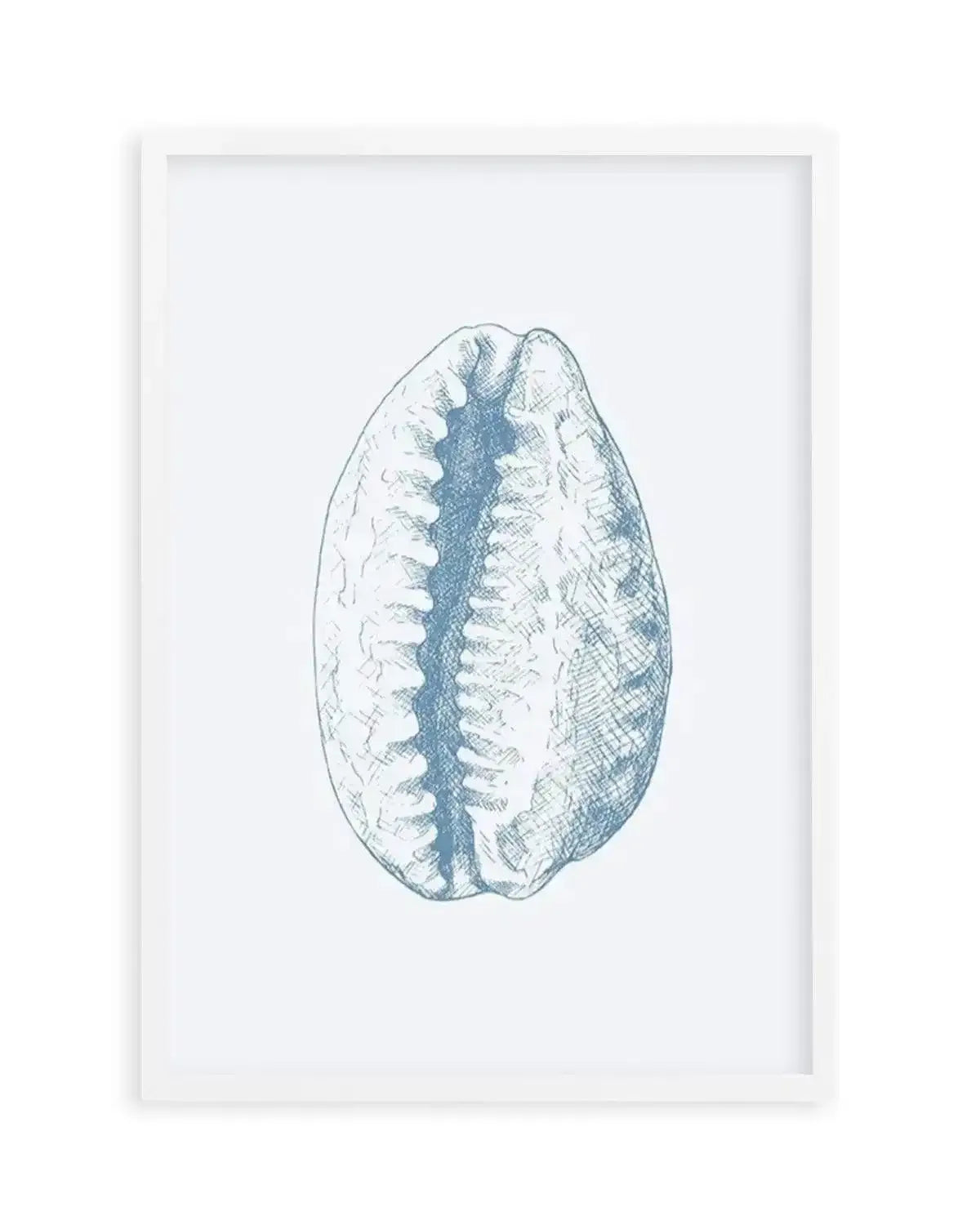 Seashell | Tiger Cowrie Art Print from Olive et Oriel where you can shop wallpaper and artworks online