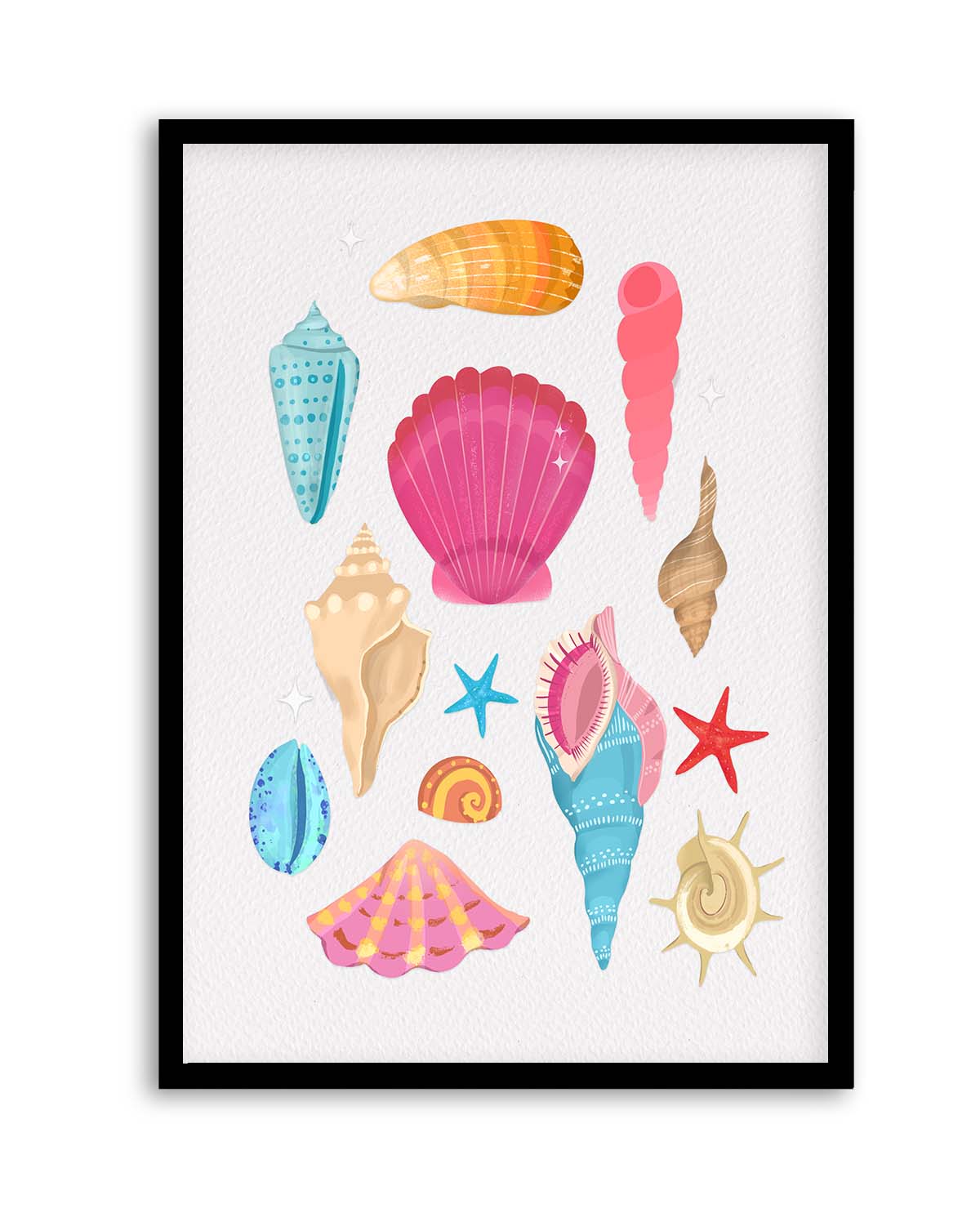 Seashells By Petra Lizde | Art Print