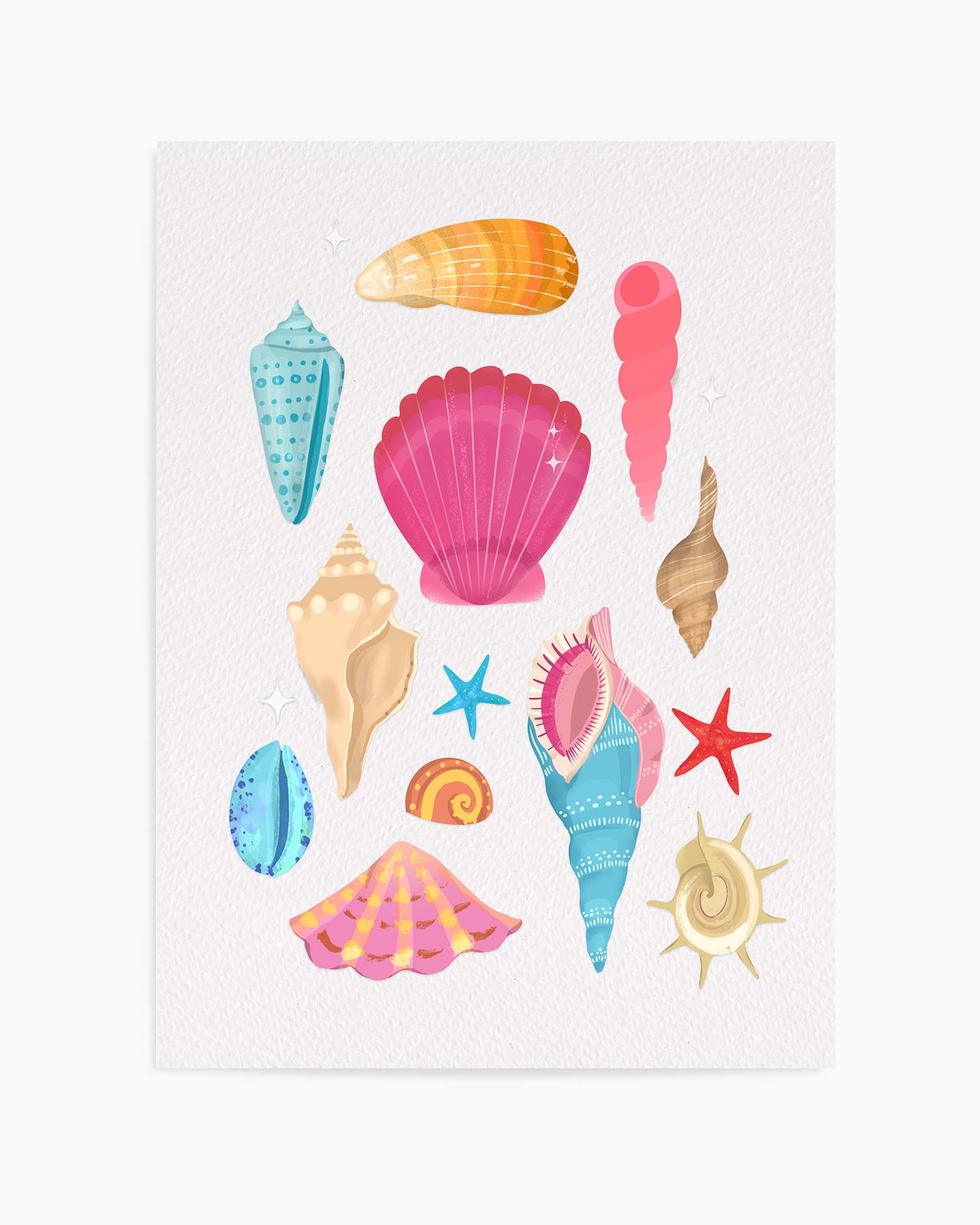 Seashells By Petra Lizde | Art Print