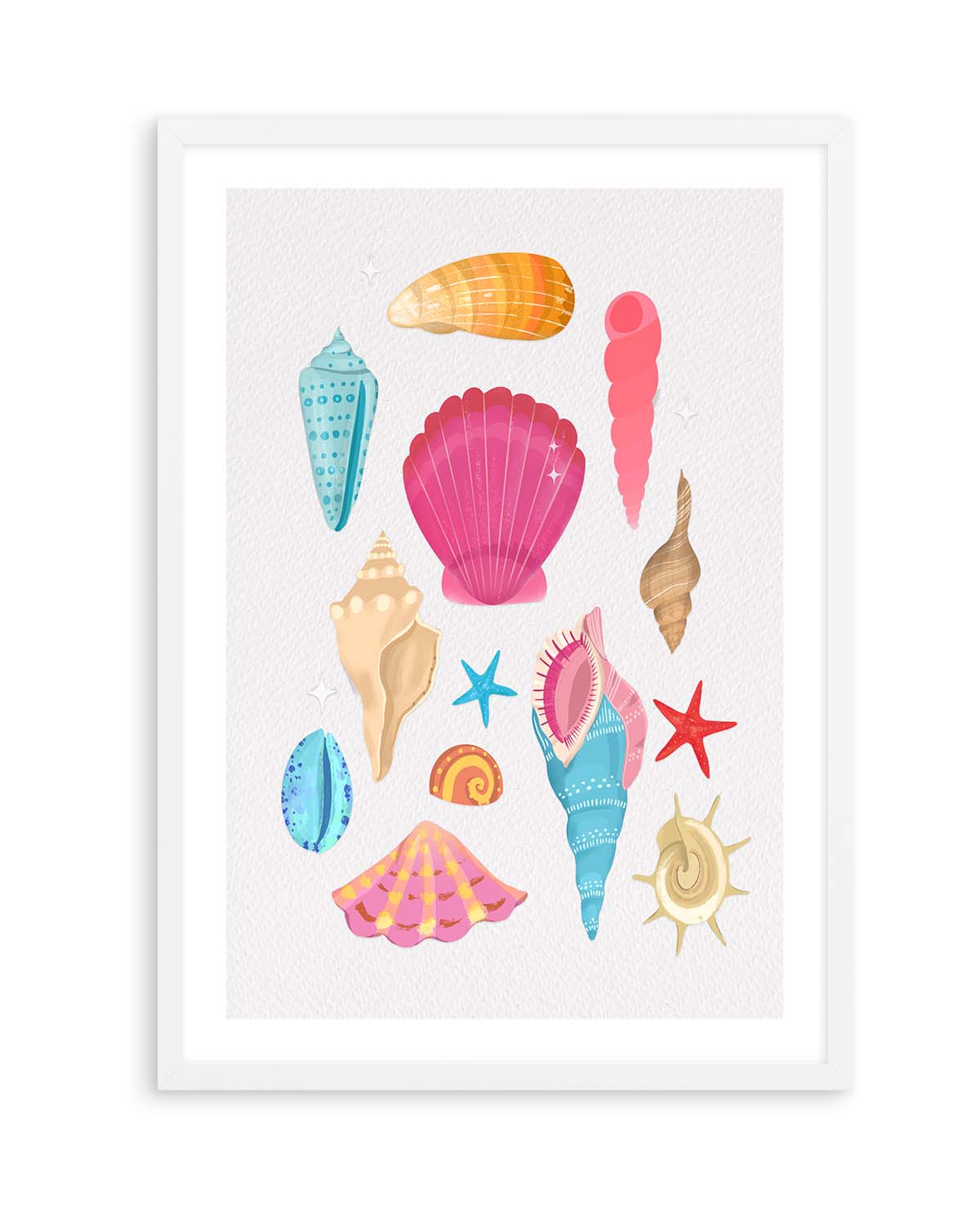 Seashells By Petra Lizde | Art Print