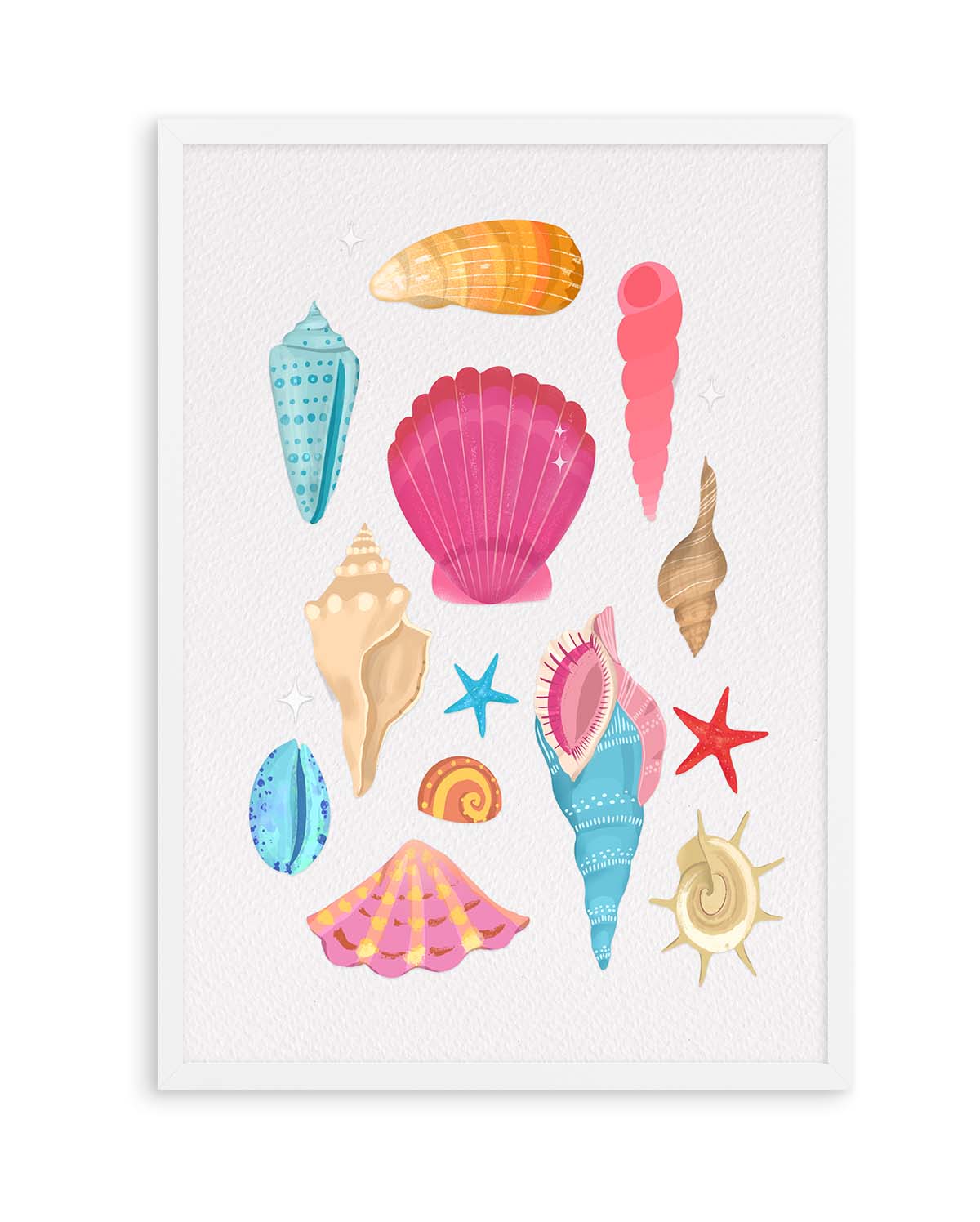 Seashells By Petra Lizde | Art Print