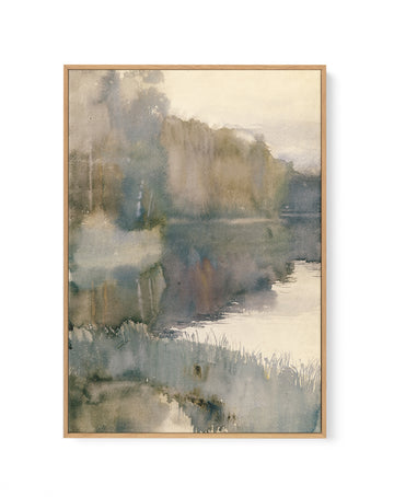 Seashore at Haikko | Framed Canvas Wall Art