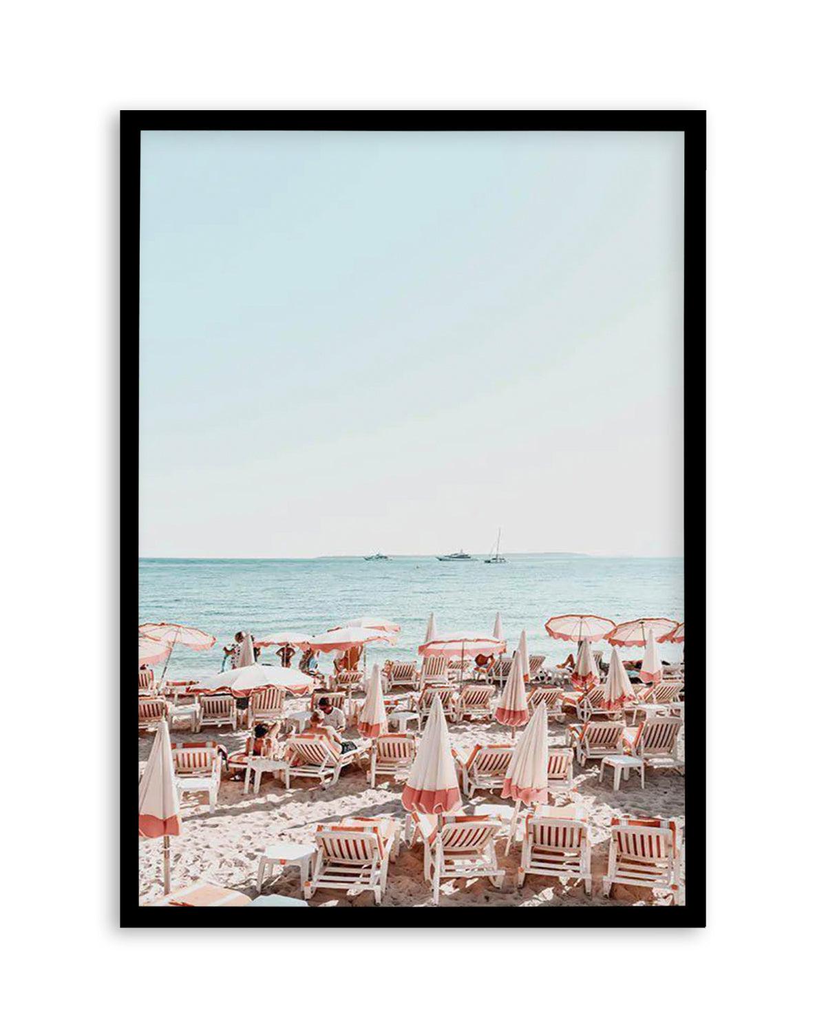 Seaside Antibes Art Print