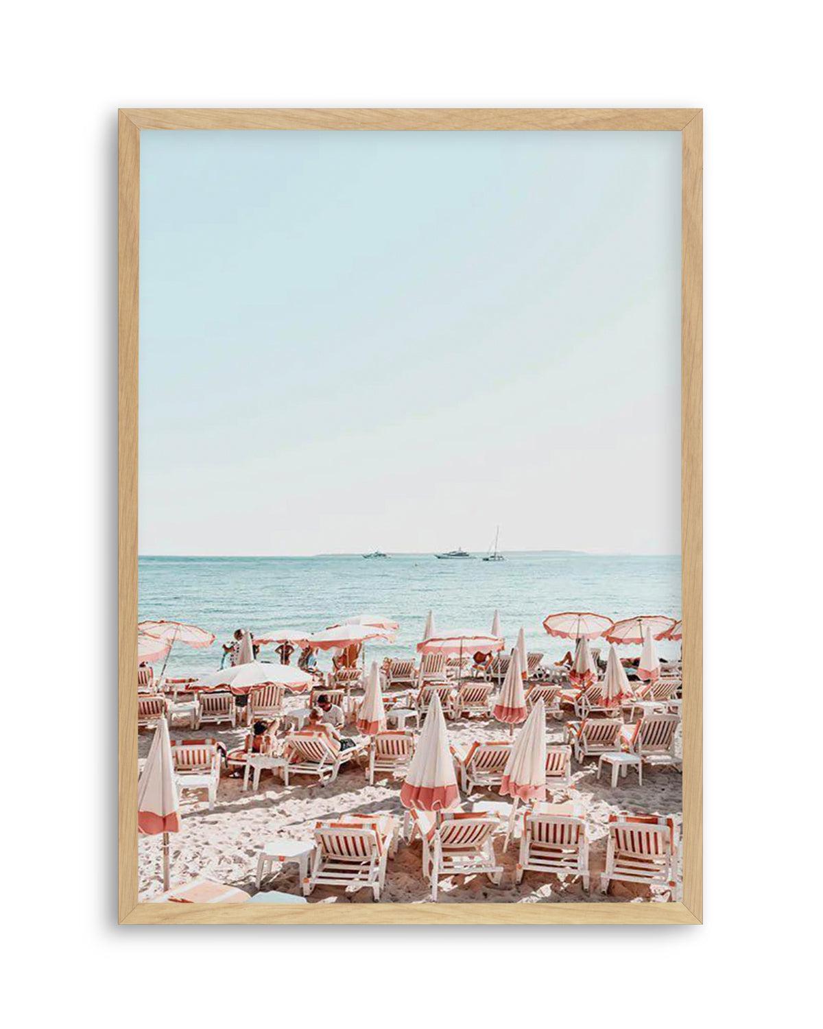 Seaside Antibes Art Print