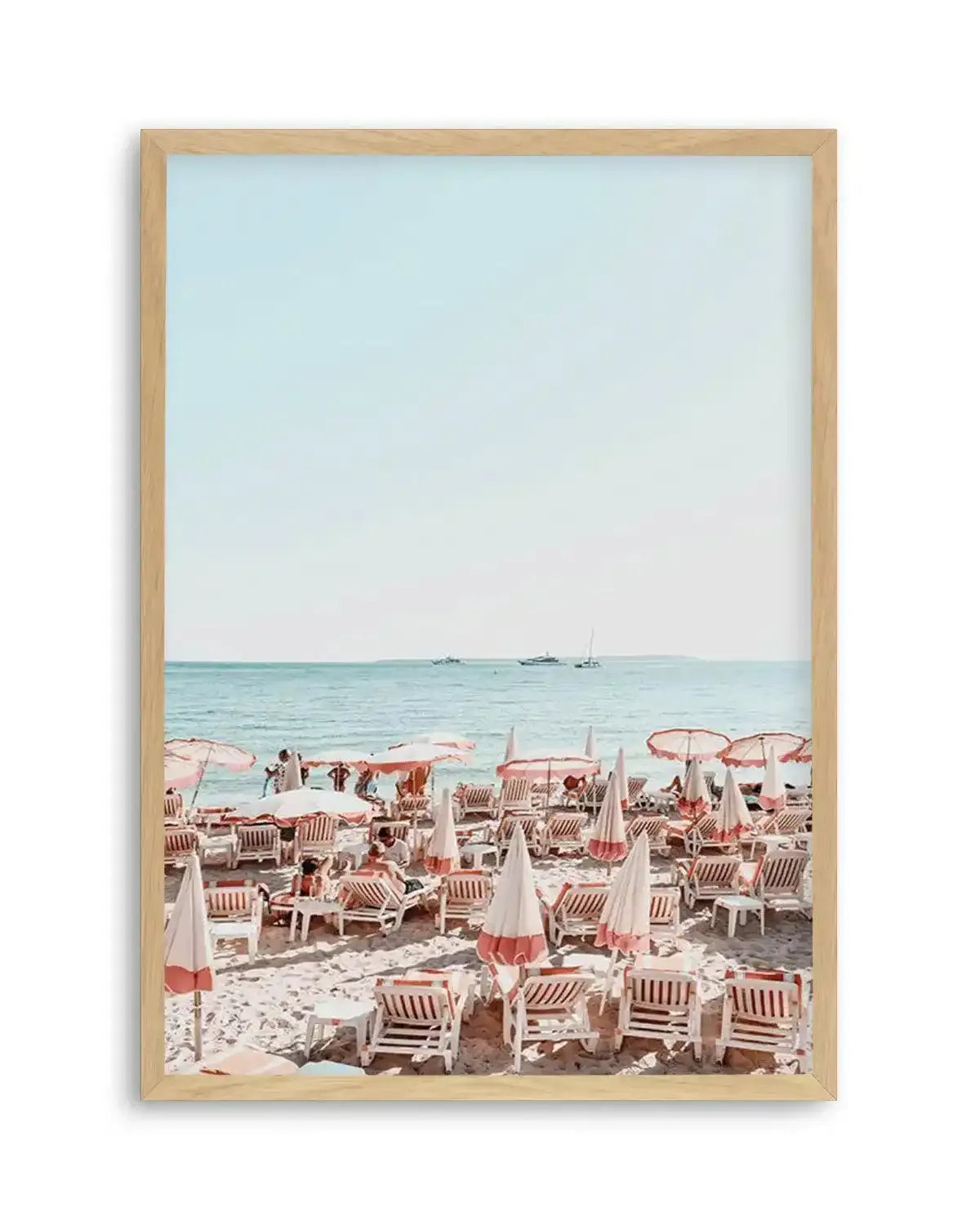 Seaside Antibes Art Print from Olive et Oriel where you can shop wallpaper and artworks online