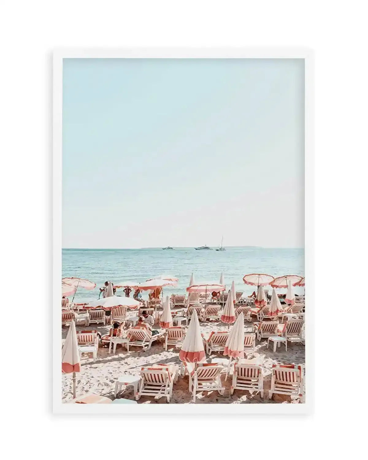 Seaside Antibes Art Print from Olive et Oriel where you can shop wallpaper and artworks online