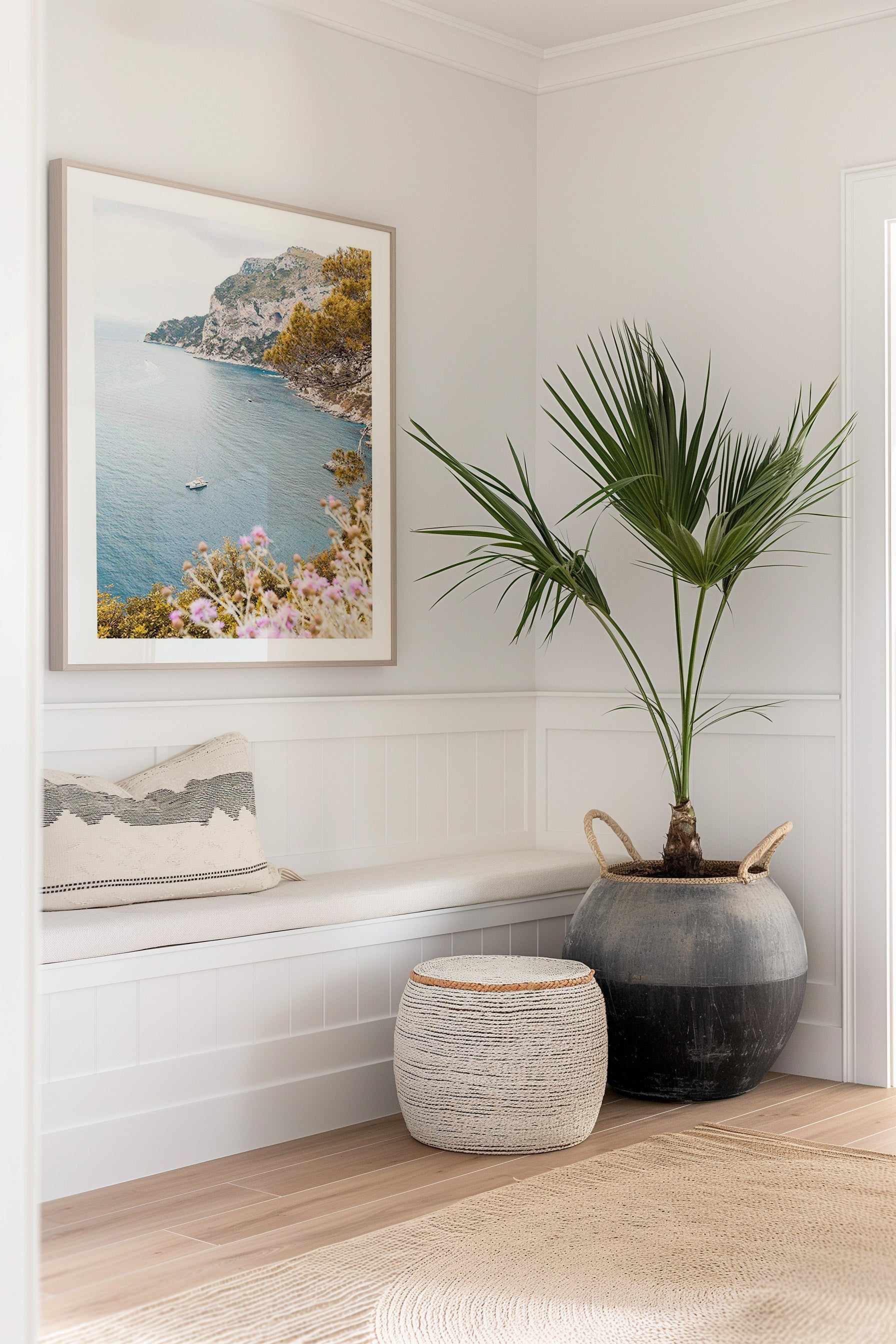 Seaside Bliss, Capri Art Print