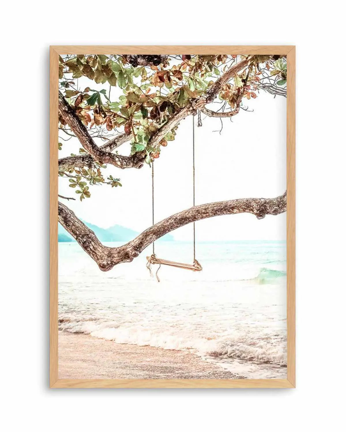 Seaside Bliss I Art Print | PT from Olive et Oriel where you can shop wallpaper and artworks online