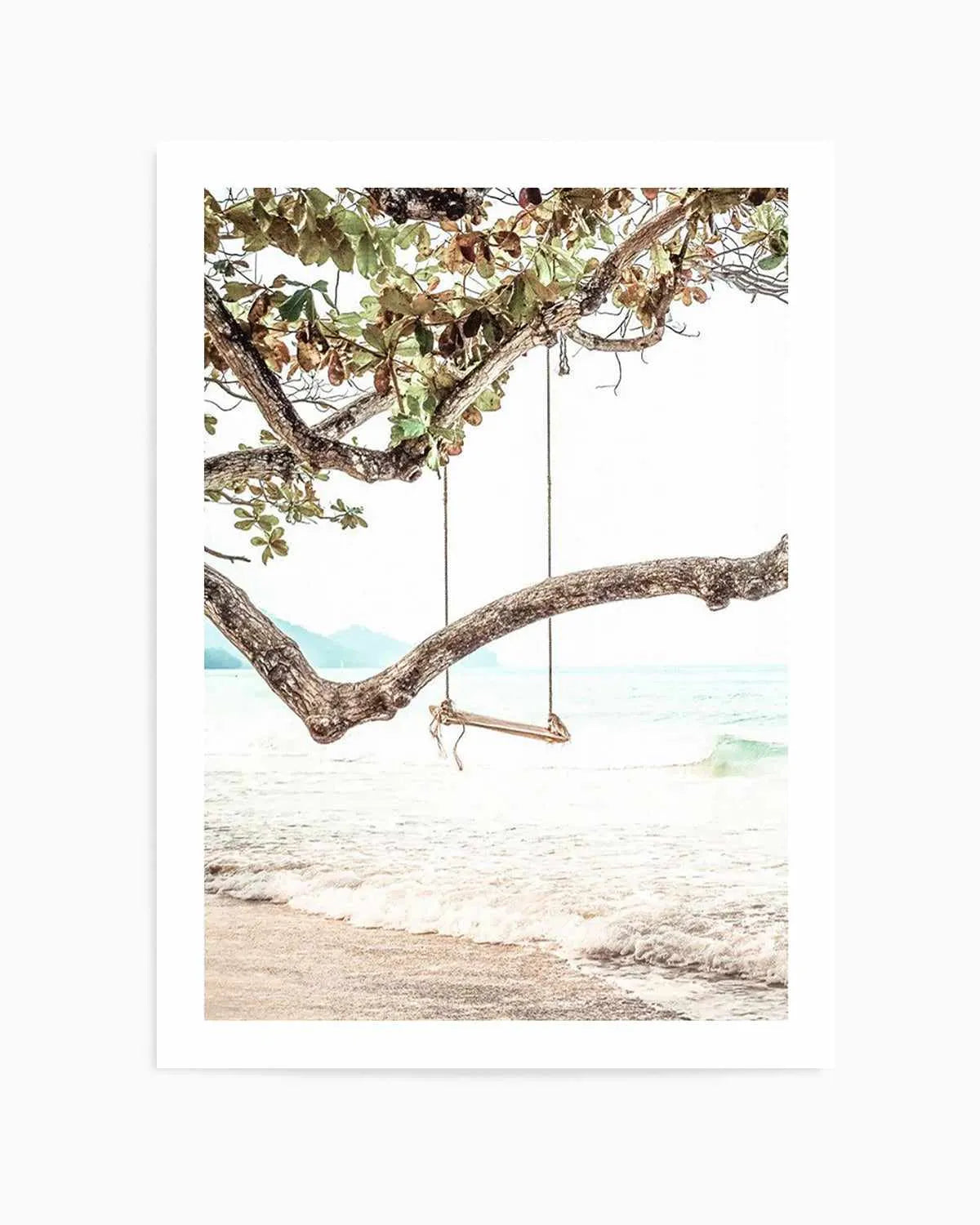 Seaside Bliss I Art Print | PT from Olive et Oriel where you can shop wallpaper and artworks online
