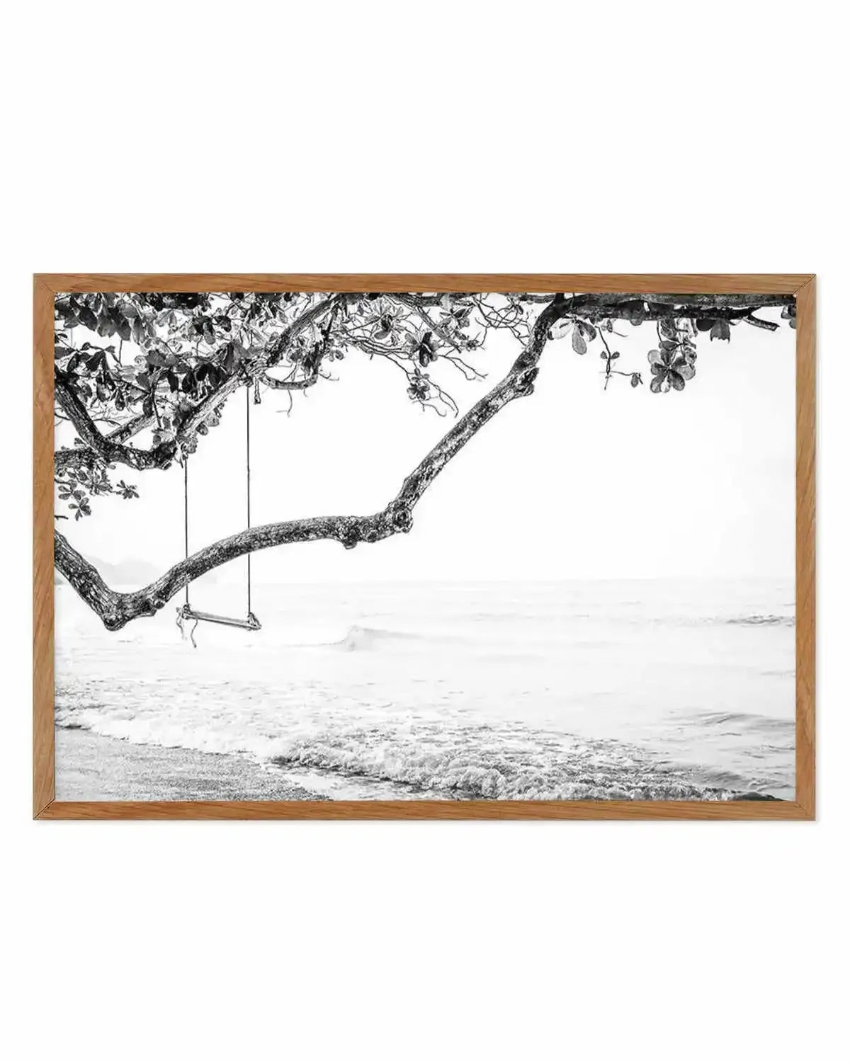 Seaside Bliss | B&W Art Print from Olive et Oriel where you can shop wallpaper and artworks online
