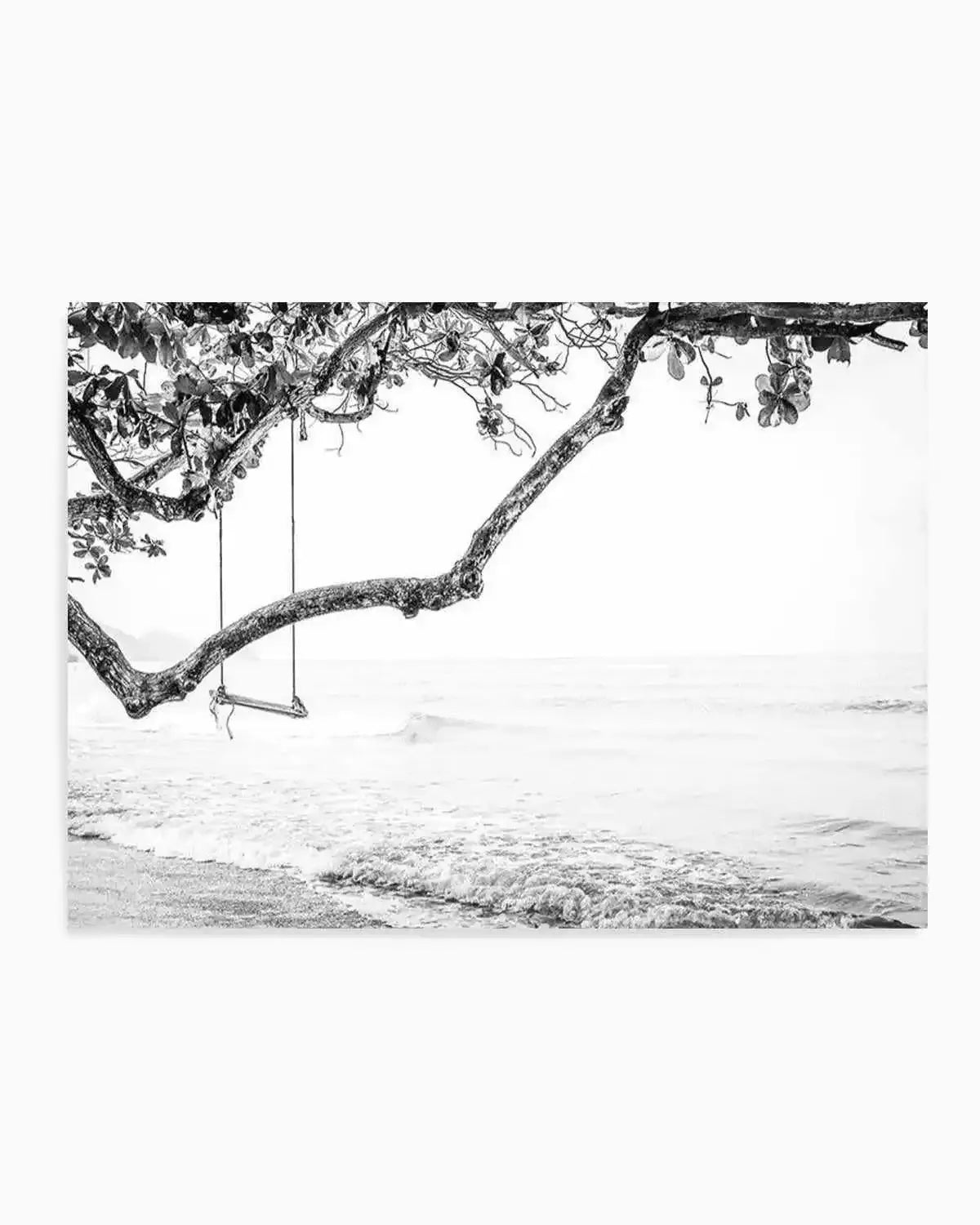 Seaside Bliss | B&W Art Print from Olive et Oriel where you can shop wallpaper and artworks online