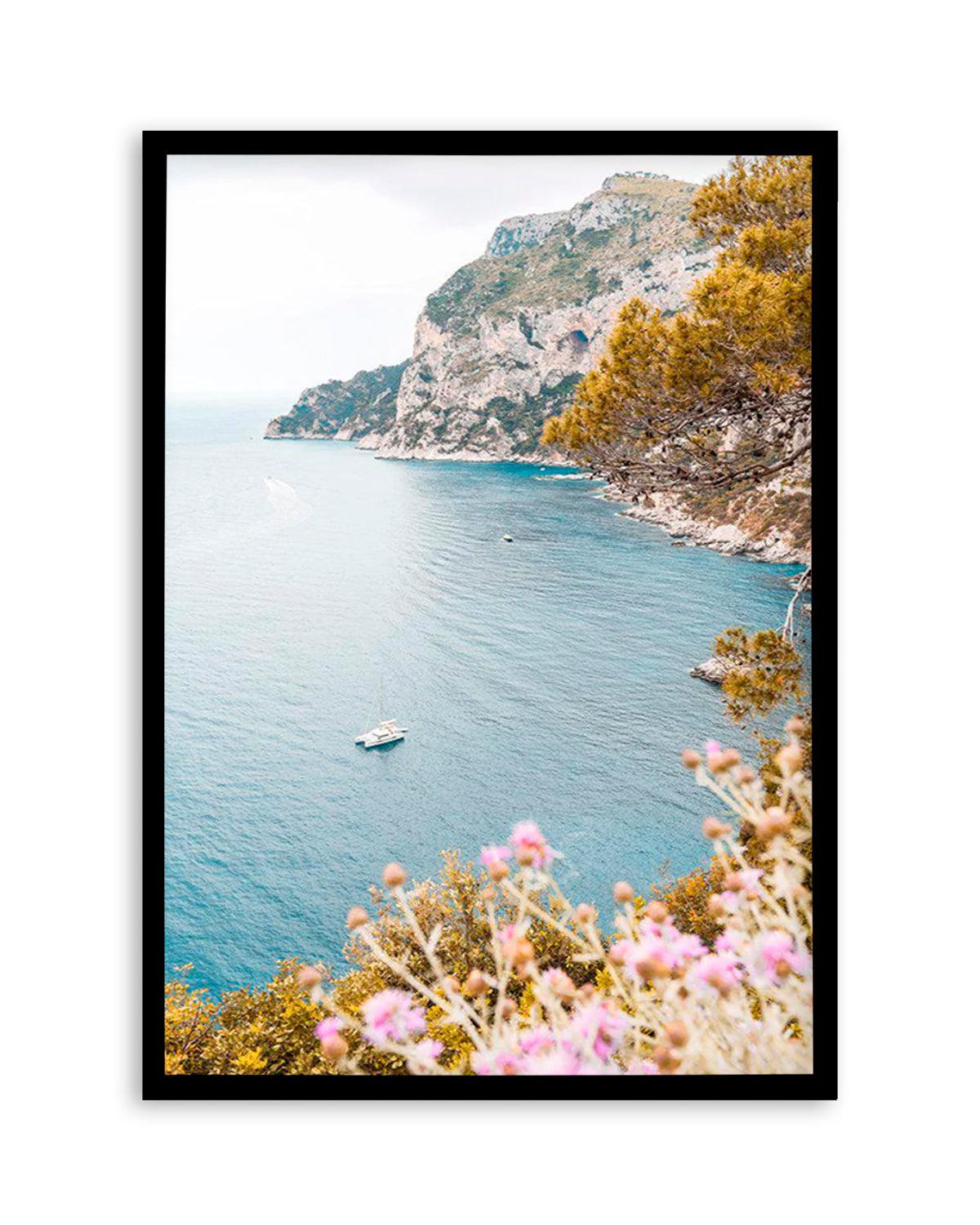 Seaside Bliss, Capri Art Print