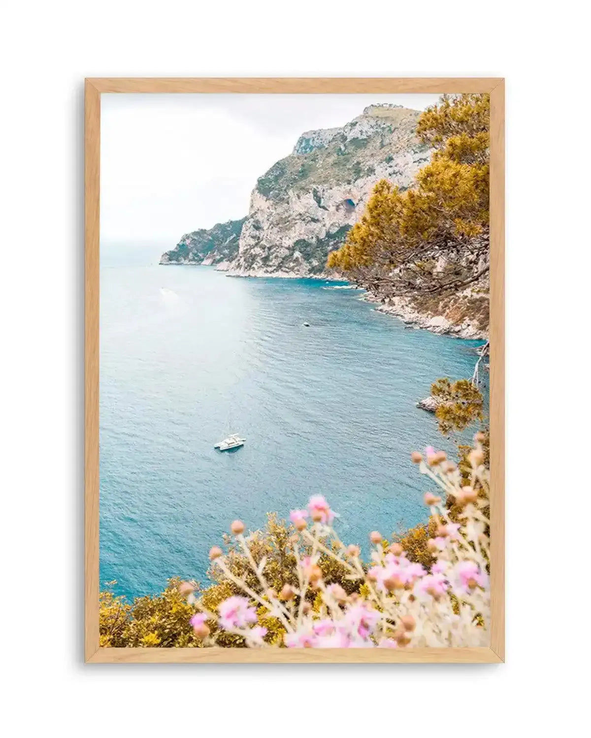 Seaside Bliss, Capri Art Print from Olive et Oriel where you can shop wallpaper and artworks online