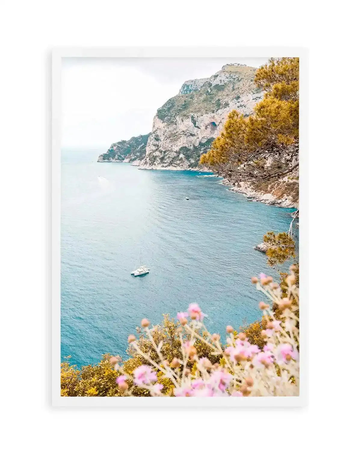Seaside Bliss, Capri Art Print from Olive et Oriel where you can shop wallpaper and artworks online