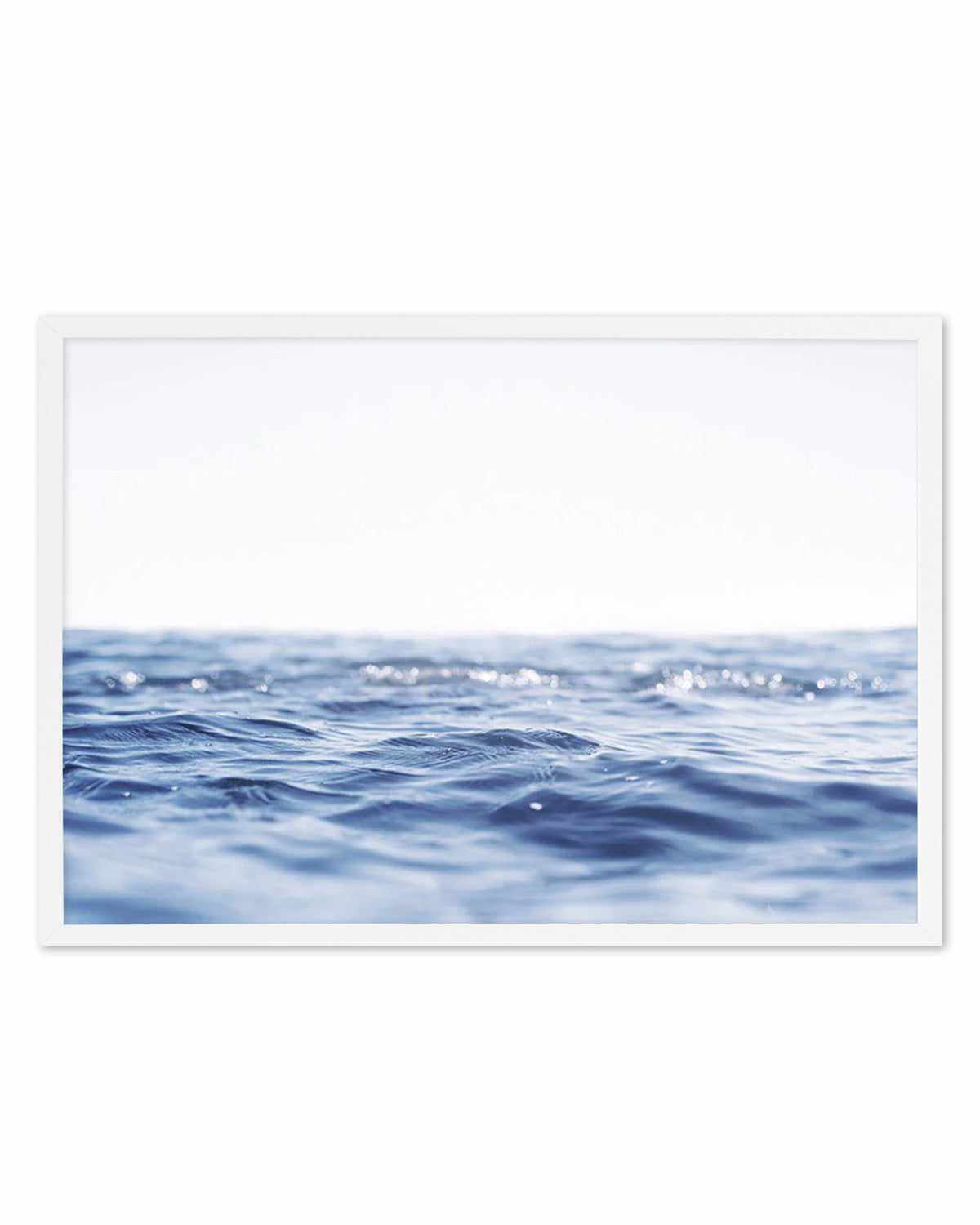 Seaside Blues Art Print