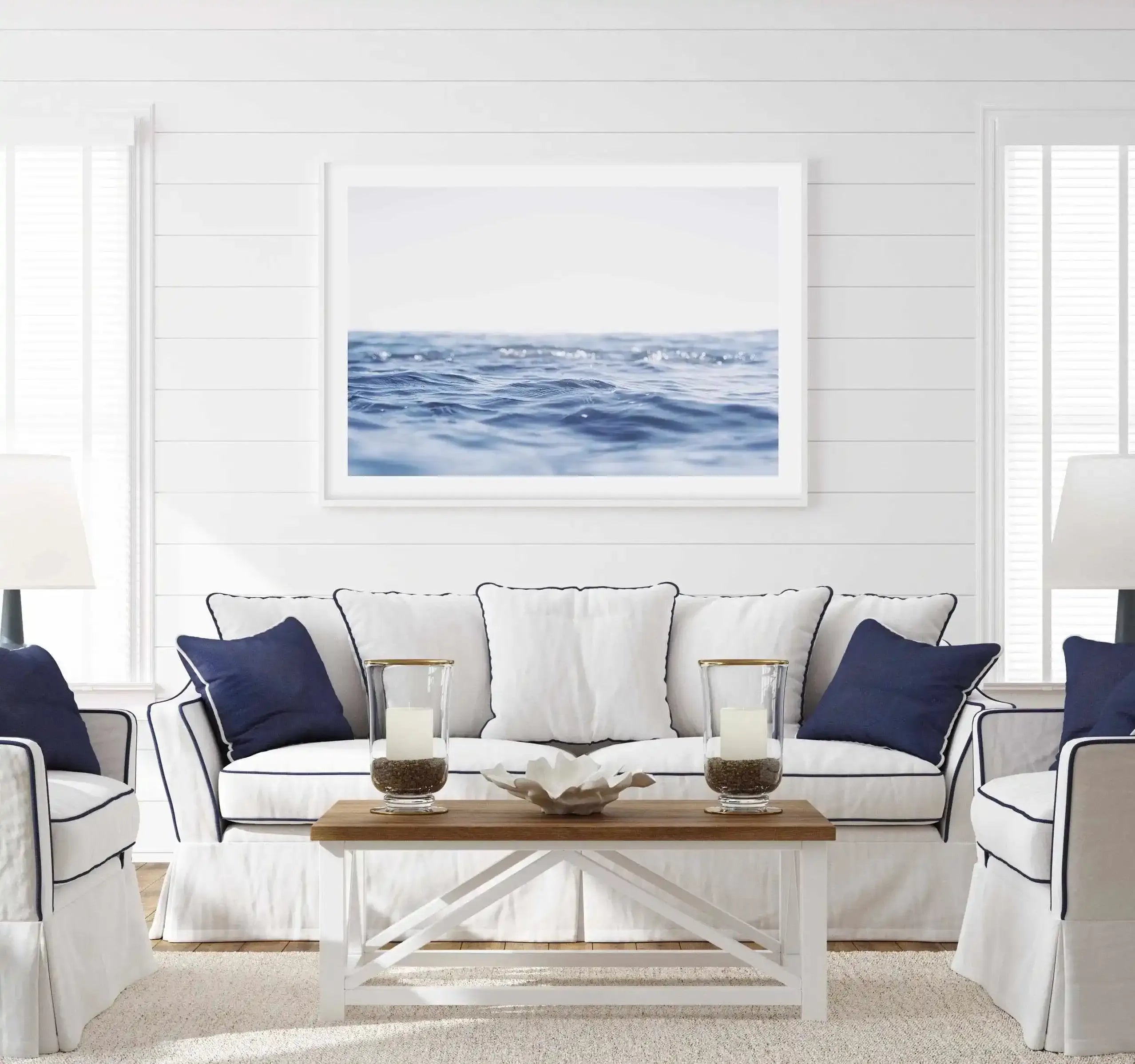 Seaside Blues Art Print-PRINT-Olive et Oriel-Olive et Oriel-Buy-Australian-Art-Prints-Online-with-Olive-et-Oriel-Your-Artwork-Specialists-Austrailia-Decorate-With-Coastal-Photo-Wall-Art-Prints-From-Our-Beach-House-Artwork-Collection-Fine-Poster-and-Framed-Artwork