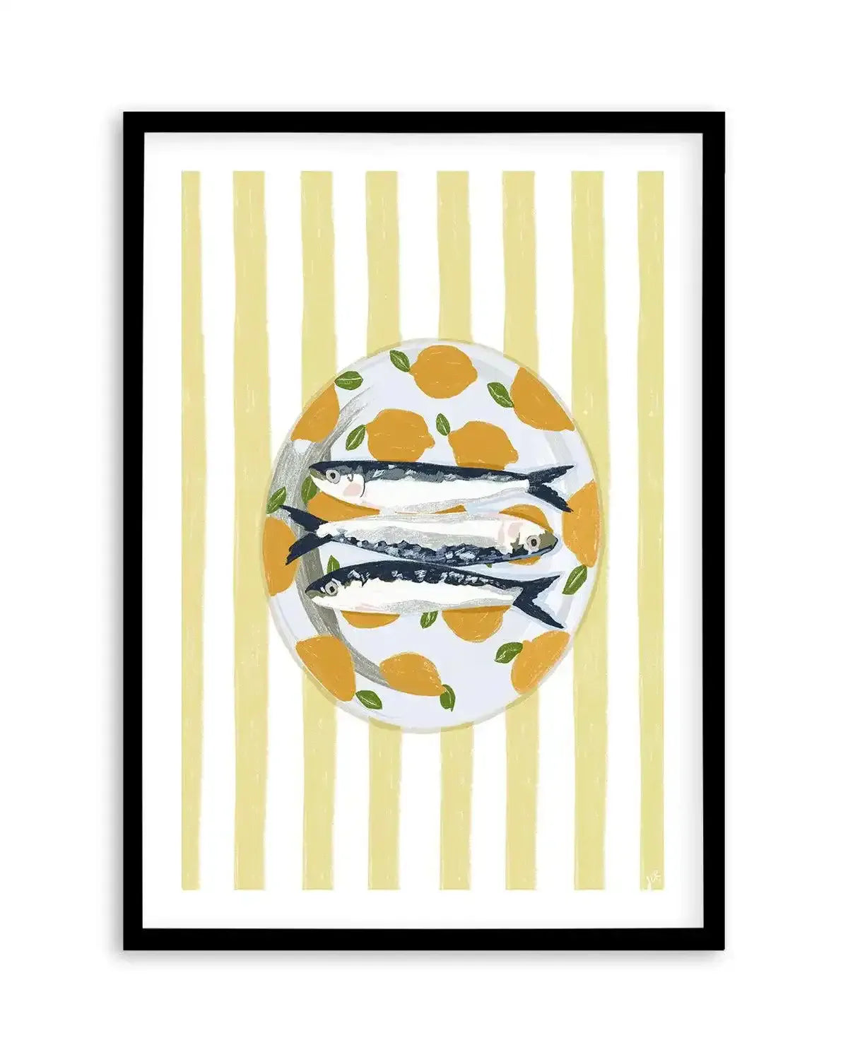 Seaside Brunch by Jenny Liz Rome Art Print-PRINT-Olive et Oriel-Jenny Liz Rome-A5 | 5.8" x 8.3" | 14.8 x 21cm-Black-With White Border-Buy-Australian-Art-Prints-Online-with-Olive-et-Oriel-Your-Artwork-Specialists-Austrailia-Decorate-With-Coastal-Photo-Wall-Art-Prints-From-Our-Beach-House-Artwork-Collection-Fine-Poster-and-Framed-Artwork