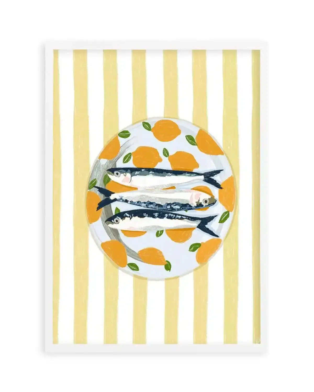 Seaside Brunch by Jenny Liz Rome Art Print from Olive et Oriel where you can shop wallpaper and artworks online