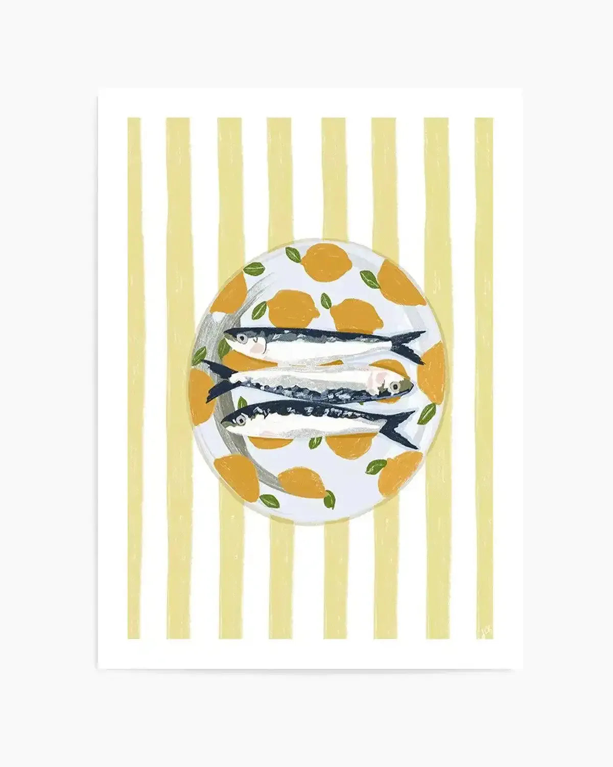 Seaside Brunch by Jenny Liz Rome Art Print from Olive et Oriel where you can shop wallpaper and artworks online
