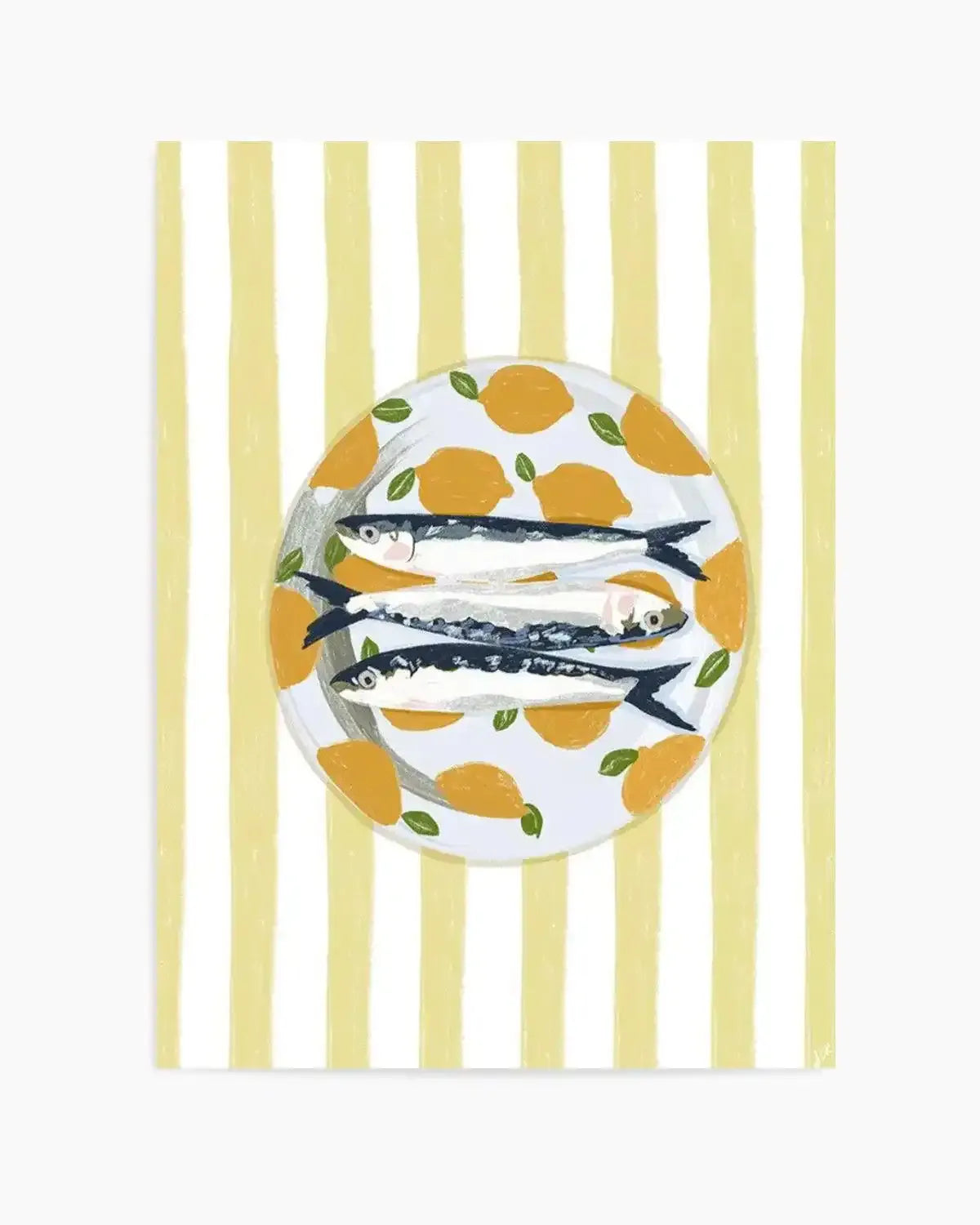 Seaside Brunch by Jenny Liz Rome Art Print from Olive et Oriel where you can shop wallpaper and artworks online