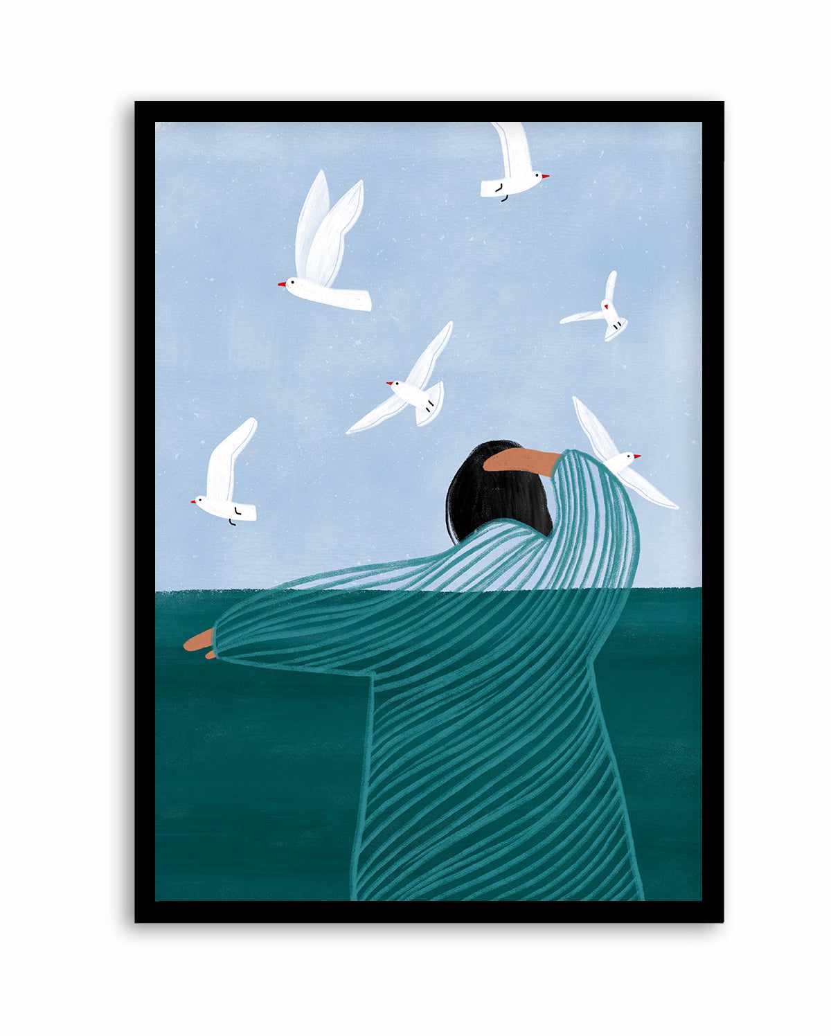 Seaside By Bea Muller | Art Print