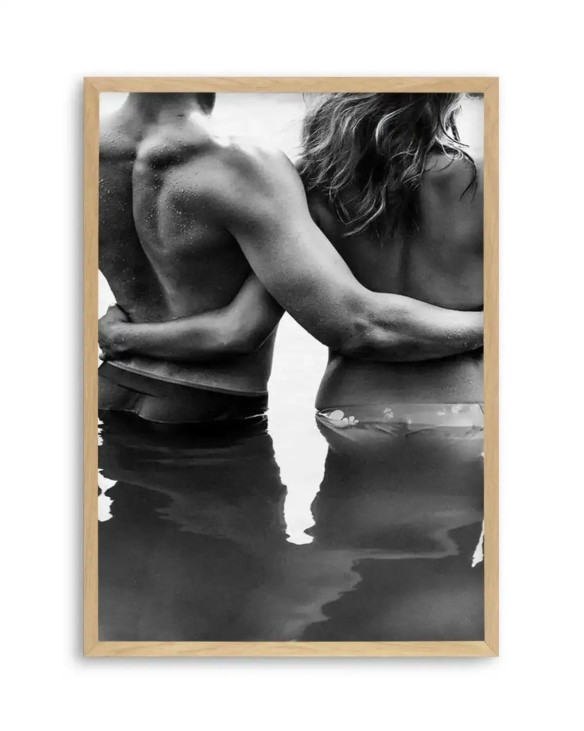 Seaside Lovers Art Print from Olive et Oriel where you can shop wallpaper and artworks online