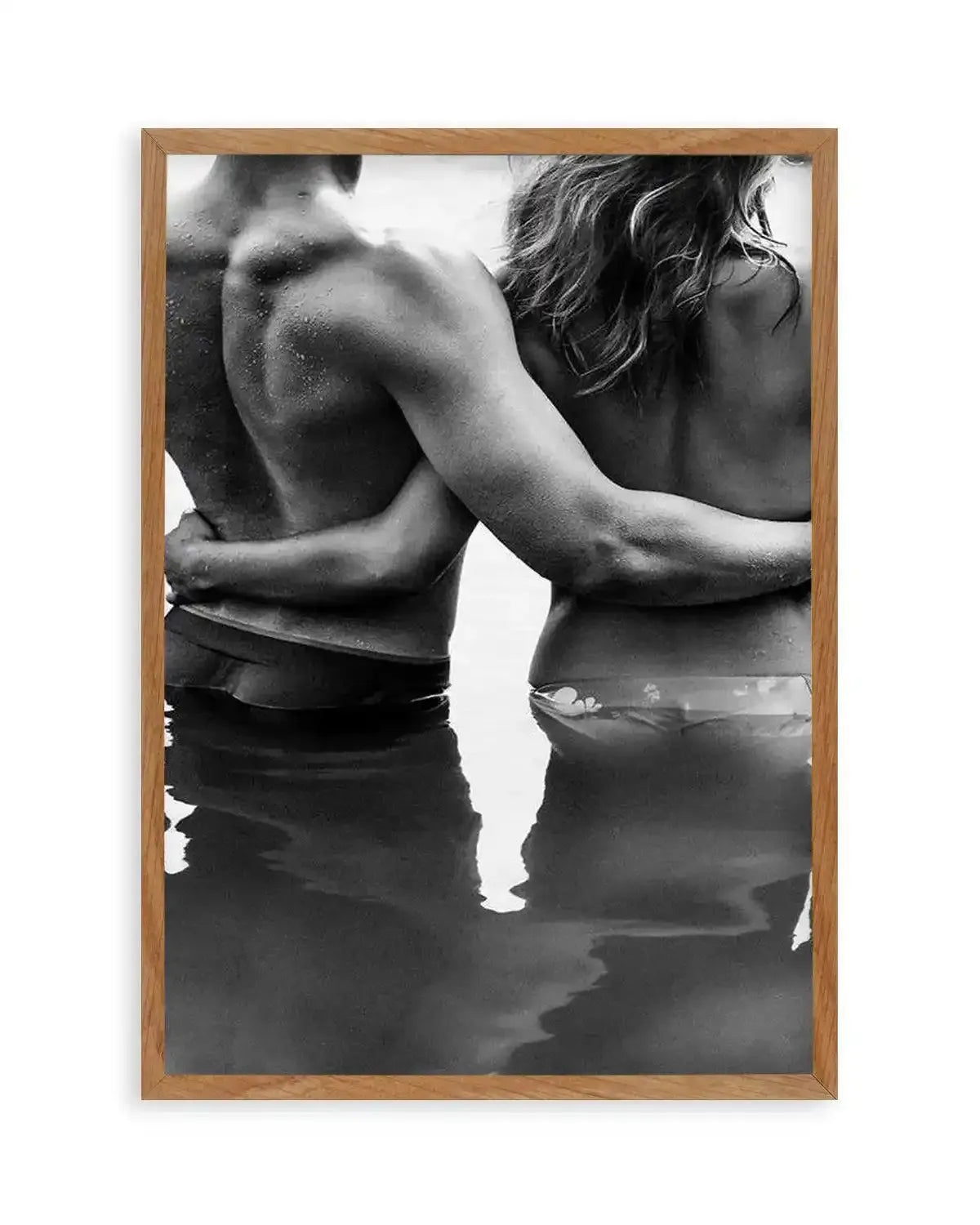 Seaside Lovers Art Print from Olive et Oriel where you can shop wallpaper and artworks online