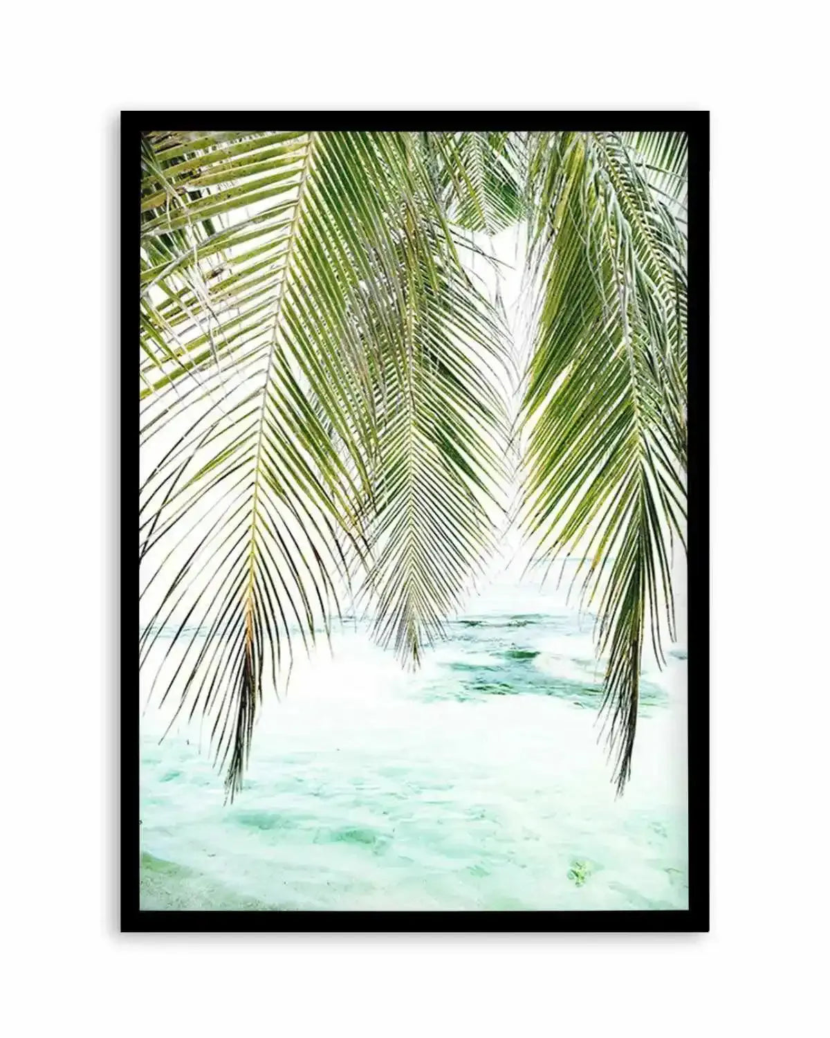 Seaside Palm Art Print from Olive et Oriel where you can shop wallpaper and artworks online