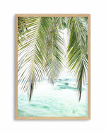 Seaside Palm Art Print