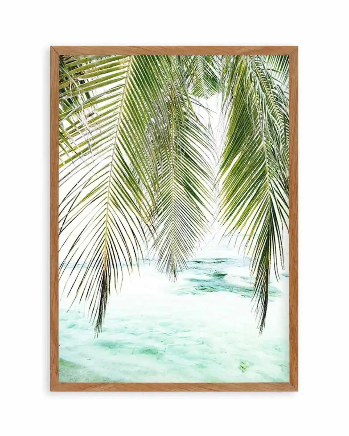 Seaside Palm Art Print from Olive et Oriel where you can shop wallpaper and artworks online