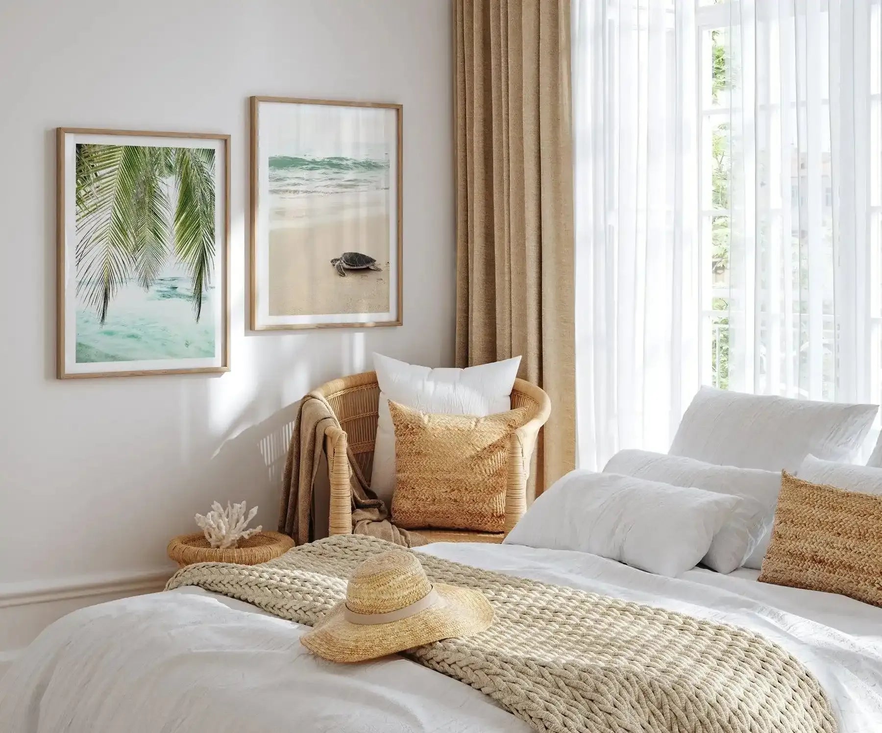 Seaside Palm Art Print-PRINT-Olive et Oriel-Olive et Oriel-Buy-Australian-Art-Prints-Online-with-Olive-et-Oriel-Your-Artwork-Specialists-Austrailia-Decorate-With-Coastal-Photo-Wall-Art-Prints-From-Our-Beach-House-Artwork-Collection-Fine-Poster-and-Framed-Artwork