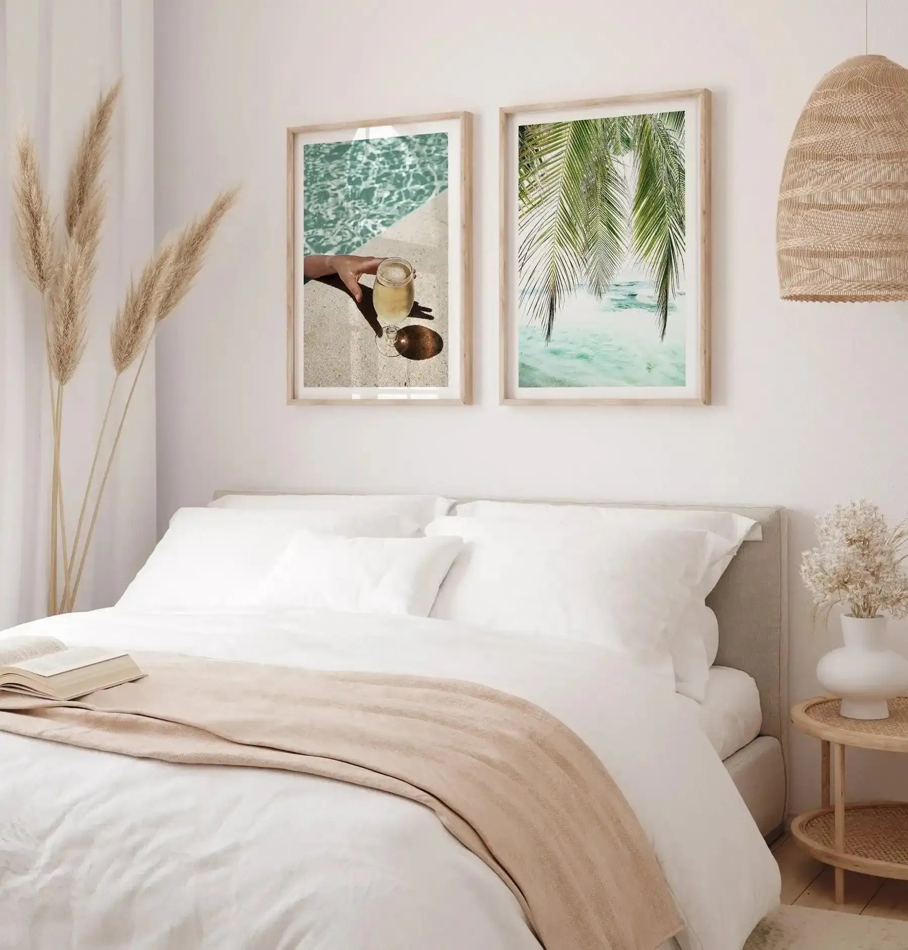 Seaside Palm Art Print-PRINT-Olive et Oriel-Olive et Oriel-Buy-Australian-Art-Prints-Online-with-Olive-et-Oriel-Your-Artwork-Specialists-Austrailia-Decorate-With-Coastal-Photo-Wall-Art-Prints-From-Our-Beach-House-Artwork-Collection-Fine-Poster-and-Framed-Artwork