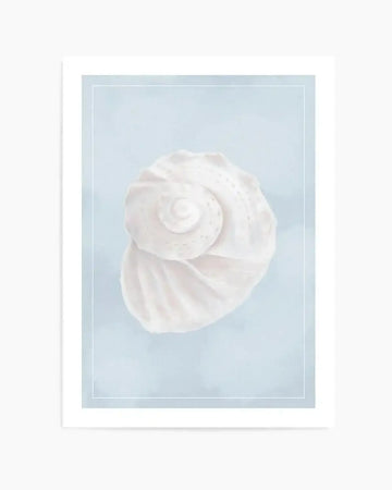 Seaside Shell I Art Print from Olive et Oriel where you can shop wallpaper and artworks online