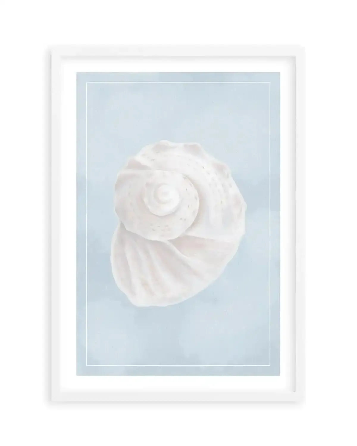 Seaside Shell I Art Print-PRINT-Olive et Oriel-Olive et Oriel-A5 | 5.8" x 8.3" | 14.8 x 21cm-White-With White Border-Buy-Australian-Art-Prints-Online-with-Olive-et-Oriel-Your-Artwork-Specialists-Austrailia-Decorate-With-Coastal-Photo-Wall-Art-Prints-From-Our-Beach-House-Artwork-Collection-Fine-Poster-and-Framed-Artwork