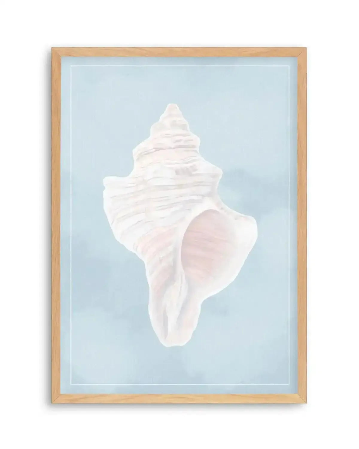 Seaside Shell II Art Print from Olive et Oriel where you can shop wallpaper and artworks online