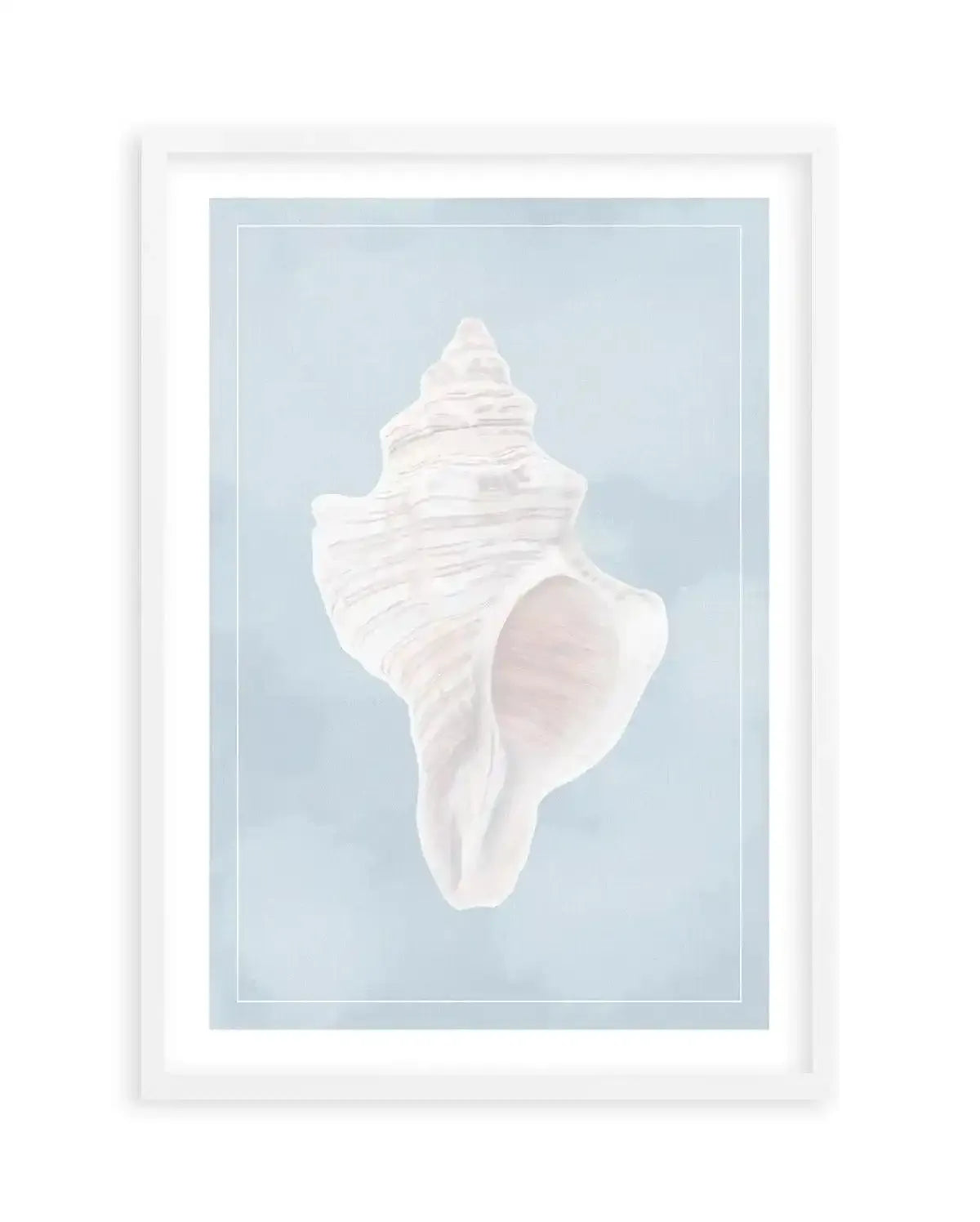 Seaside Shell II Art Print-PRINT-Olive et Oriel-Olive et Oriel-A5 | 5.8" x 8.3" | 14.8 x 21cm-White-With White Border-Buy-Australian-Art-Prints-Online-with-Olive-et-Oriel-Your-Artwork-Specialists-Austrailia-Decorate-With-Coastal-Photo-Wall-Art-Prints-From-Our-Beach-House-Artwork-Collection-Fine-Poster-and-Framed-Artwork