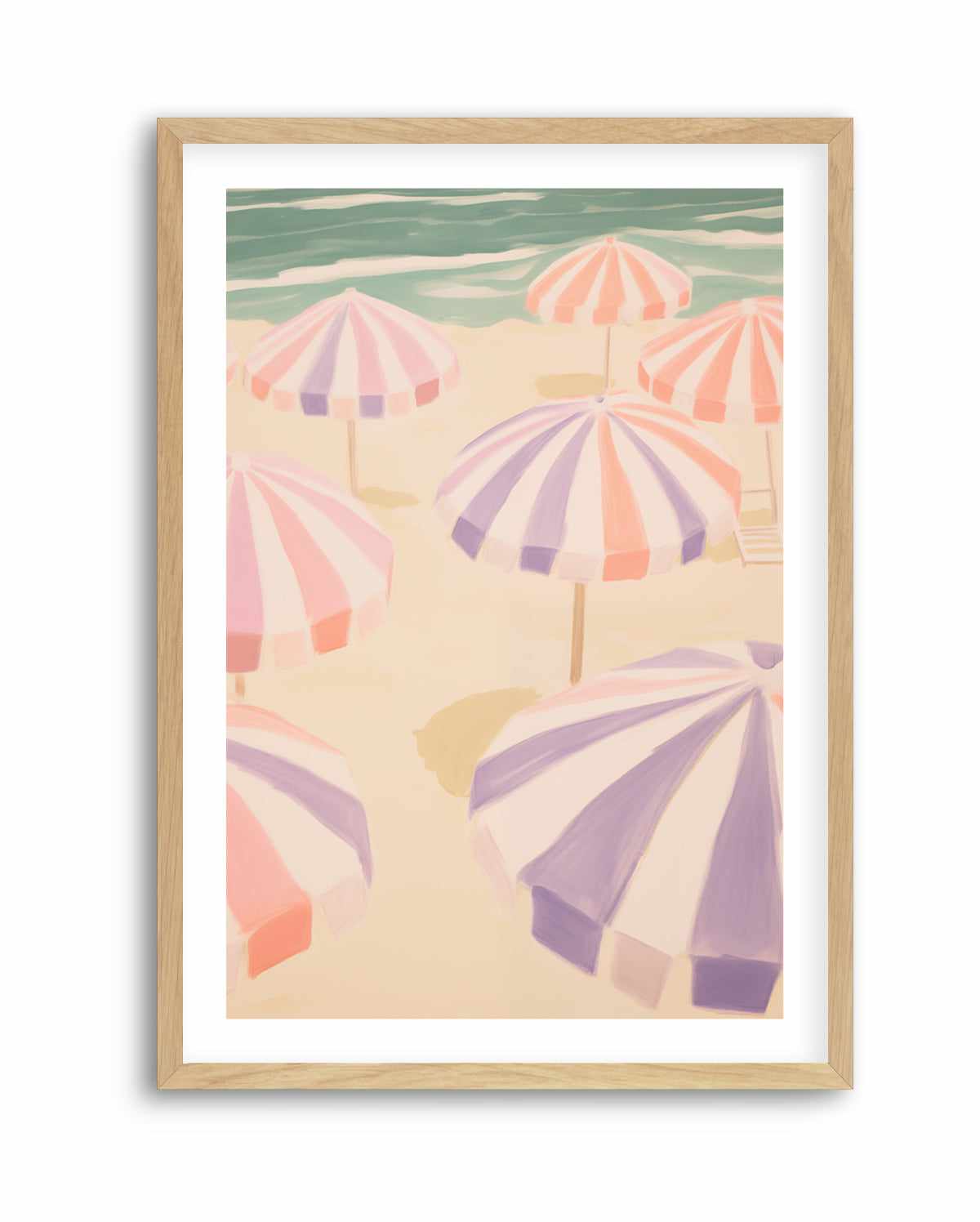 Seaside Stripes I | Art Print