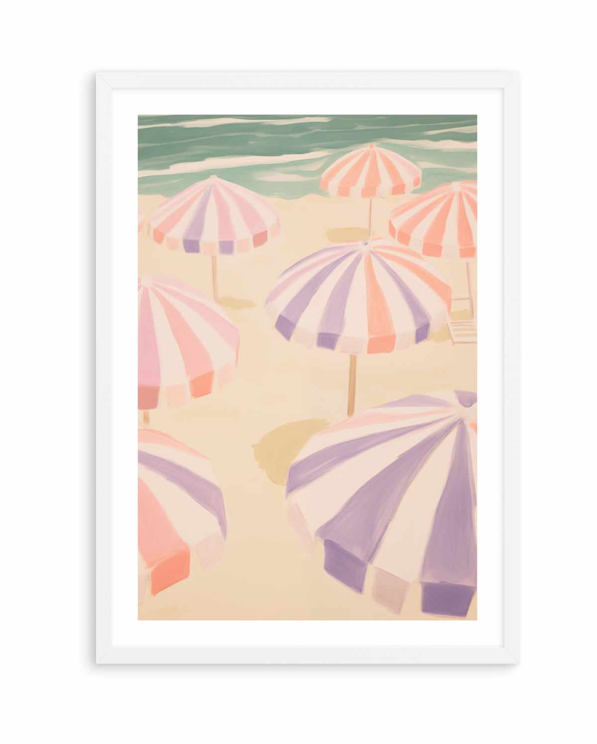 Seaside Stripes I | Art Print