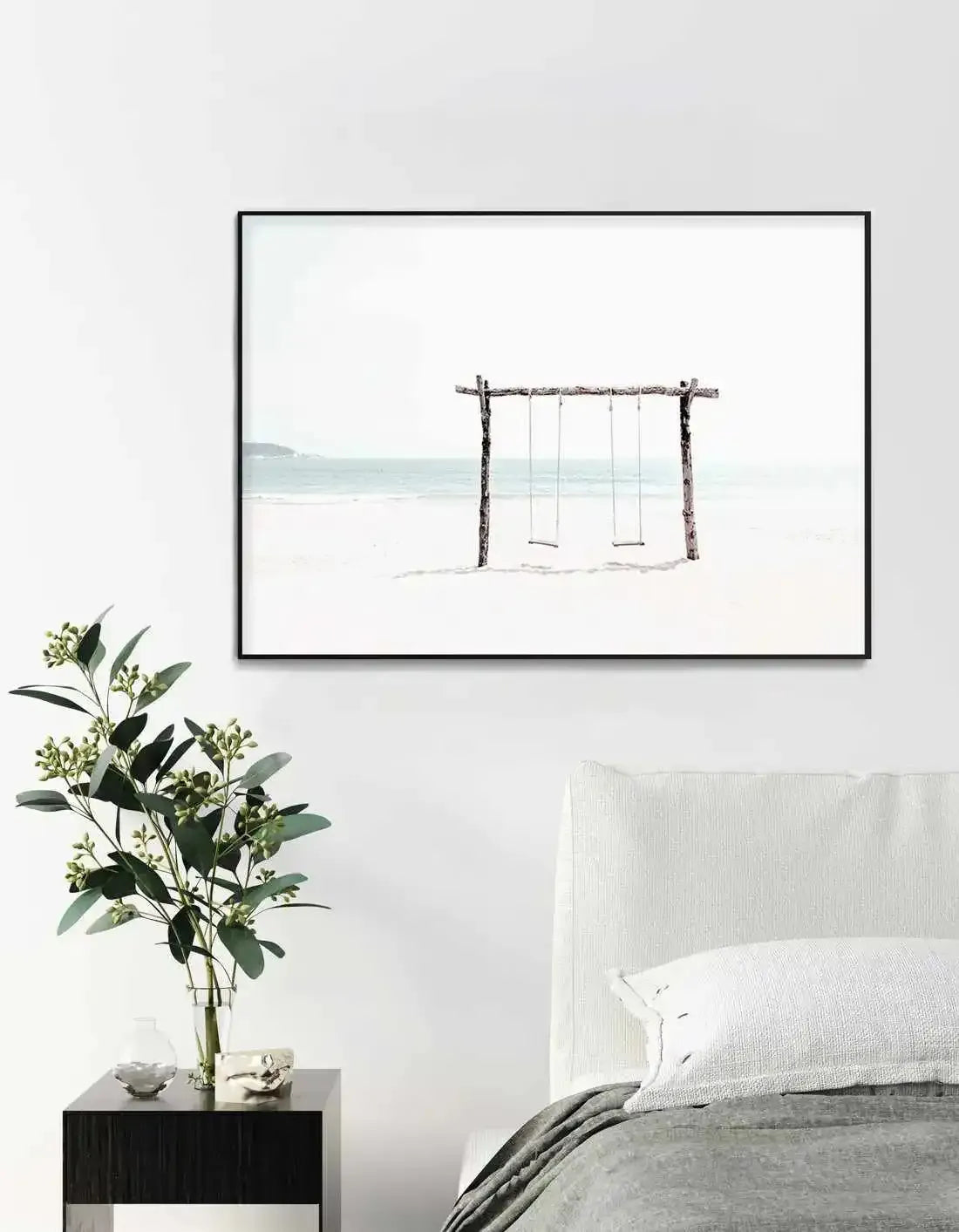 Seaside Swings Art Print-PRINT-Olive et Oriel-Olive et Oriel-Buy-Australian-Art-Prints-Online-with-Olive-et-Oriel-Your-Artwork-Specialists-Austrailia-Decorate-With-Coastal-Photo-Wall-Art-Prints-From-Our-Beach-House-Artwork-Collection-Fine-Poster-and-Framed-Artwork