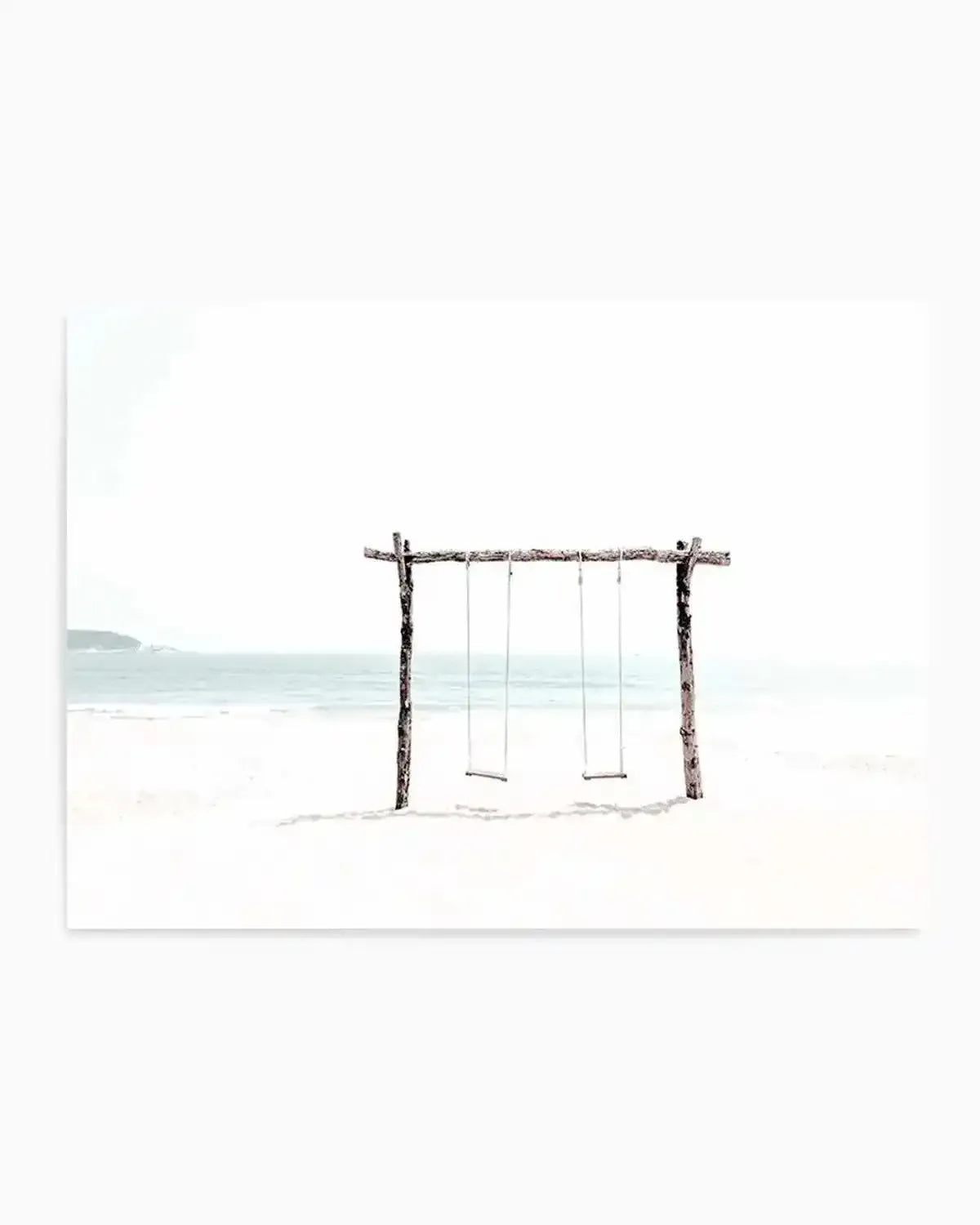 Seaside Swings Art Print from Olive et Oriel where you can shop wallpaper and artworks online