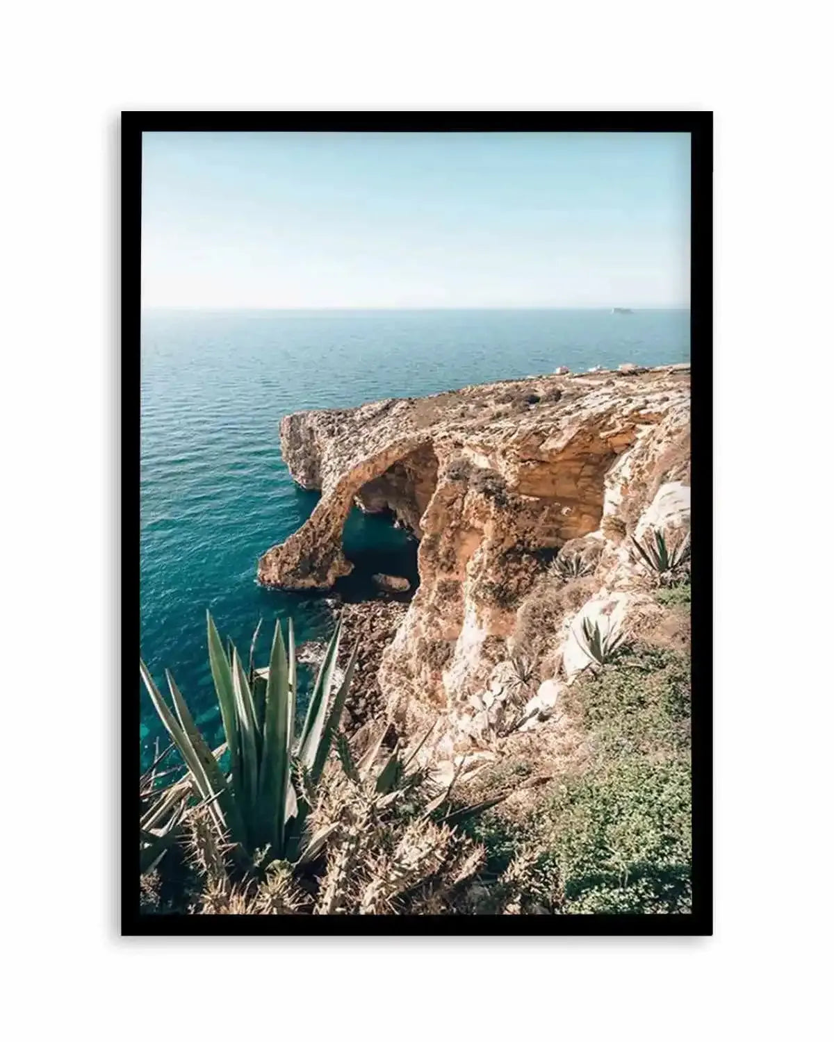 Seaside View, Malta Art Print from Olive et Oriel where you can shop wallpaper and artworks online