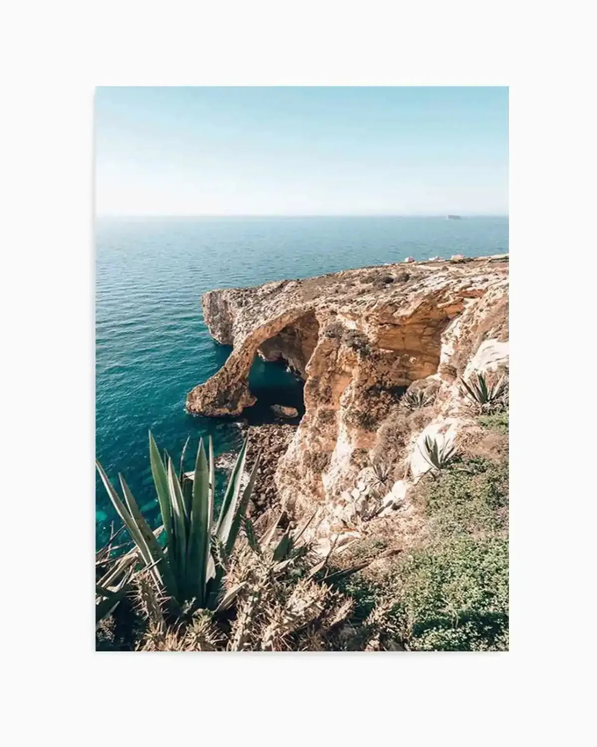 Seaside View, Malta Art Print from Olive et Oriel where you can shop wallpaper and artworks online